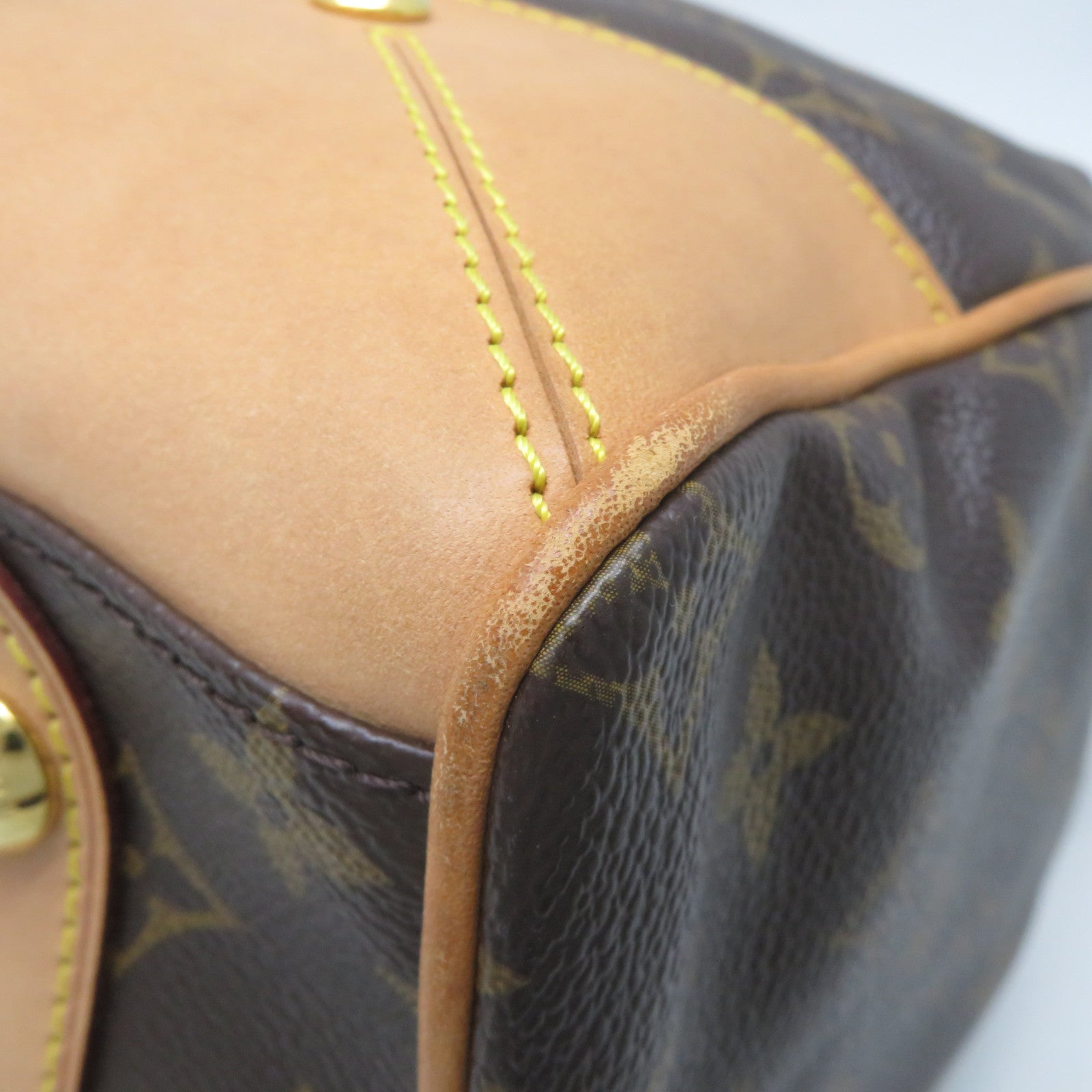 LOUIS VUITTON Monogram Retiro GM金扣手挽肩背兩用袋啡色