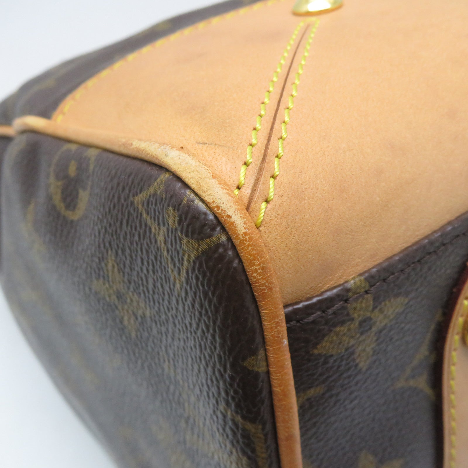 LOUIS VUITTON Monogram Retiro GM金扣手挽肩背兩用袋啡色