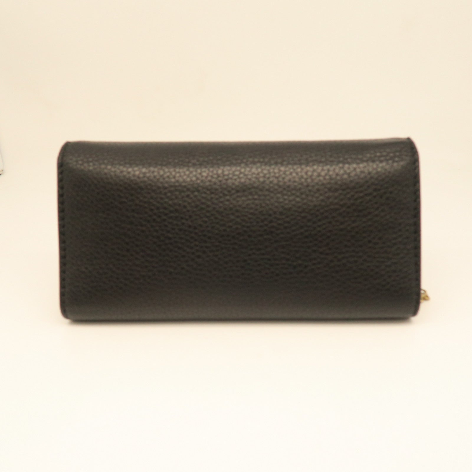 Dior Leather Chain Shoulder Gold Buckle Shoulder Bag Black