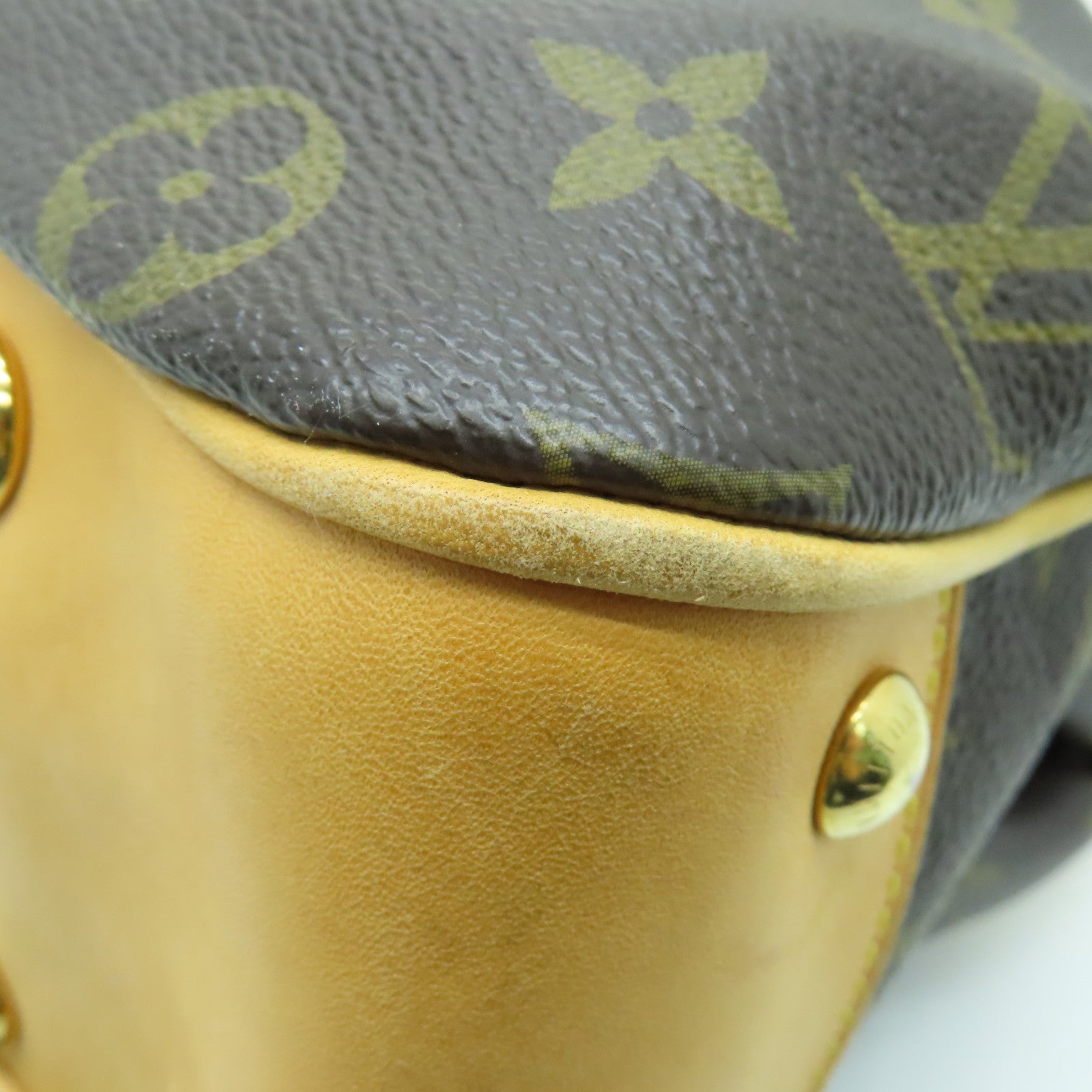 LOUIS VUITTON 【激減優惠】Monogram Boetie MM金扣手挽袋啡色