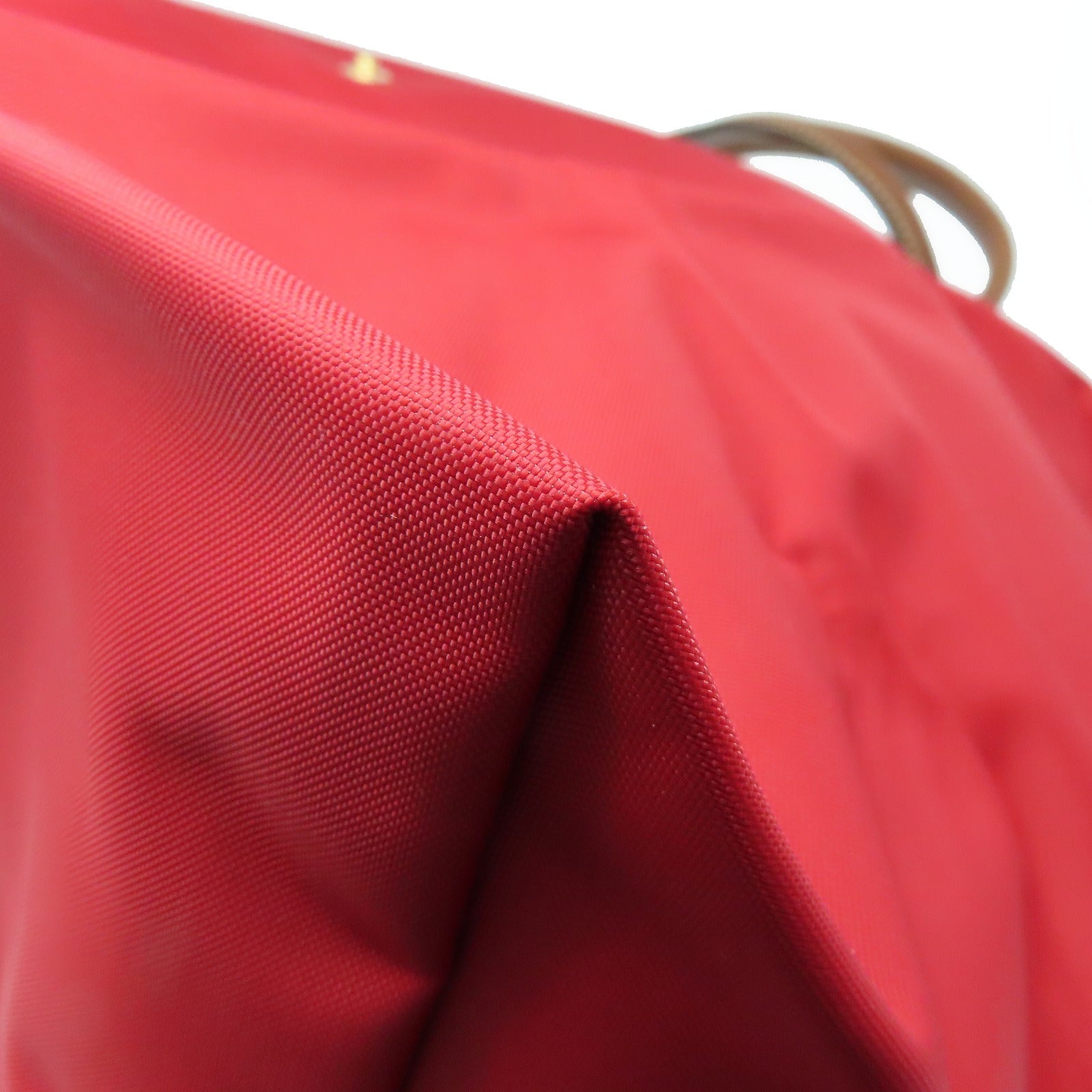Longchamp 帆布Hand Bag金扣手挽袋紅色
