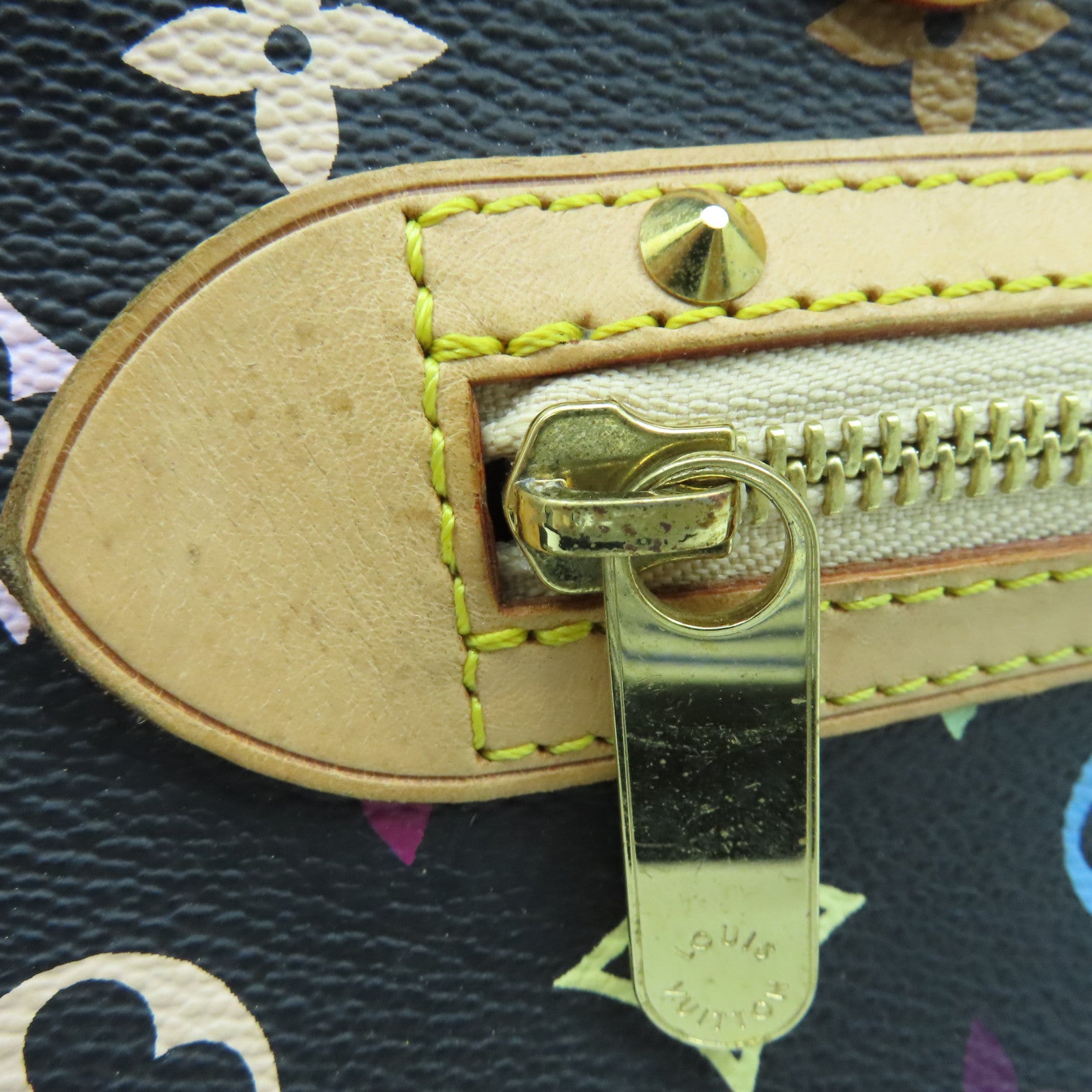 LOUIS VUITTON 【激減優惠】Monogram Multicolor Alma金扣手挽袋黑色
