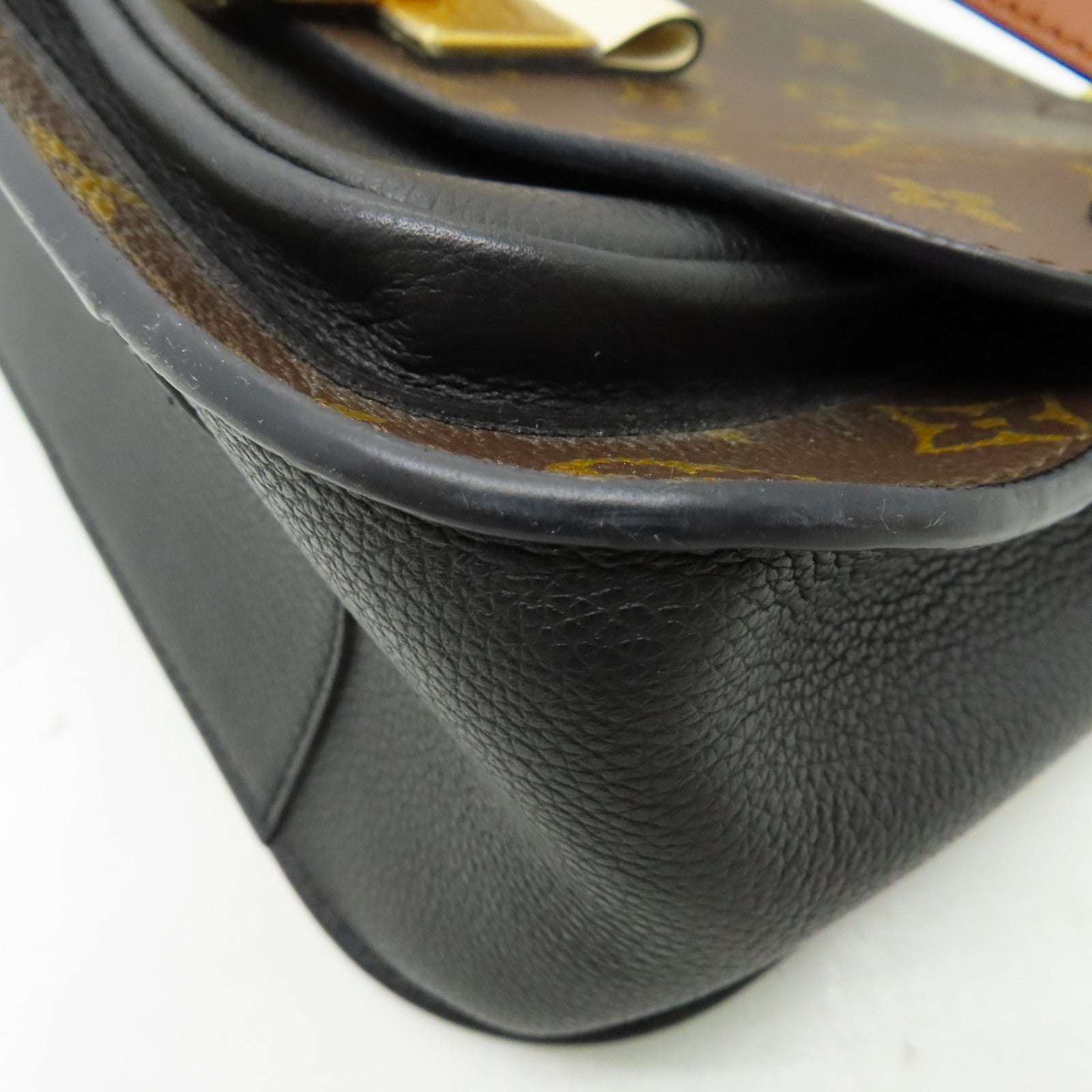 LOUIS VUITTON Monogram Vanguard金扣手挽肩背兩用袋啡色