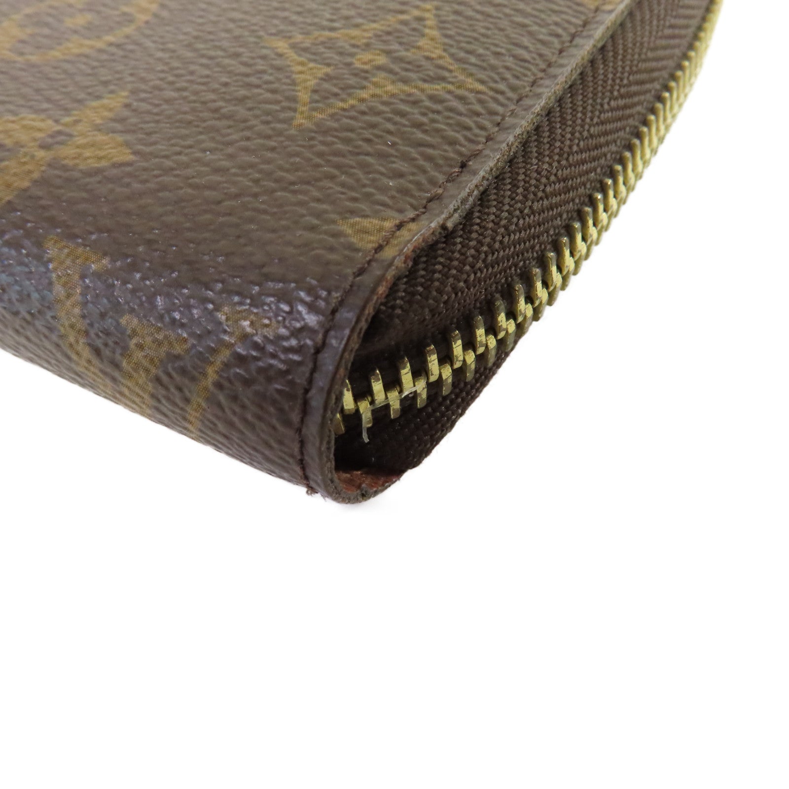 LOUIS VUITTON Monogram Zippy Wallet拉鏈長錢包啡色