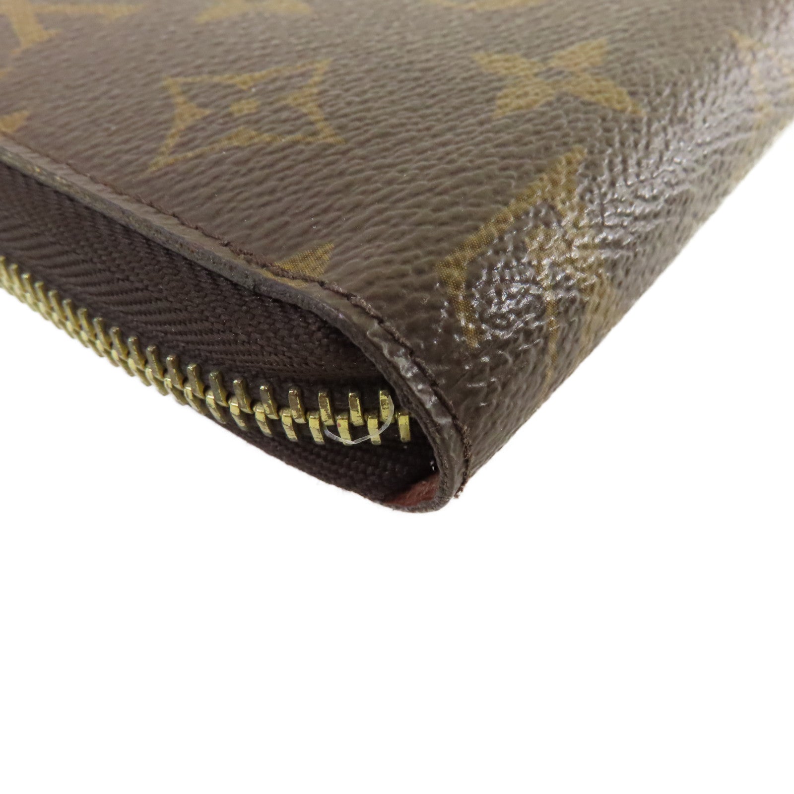 LOUIS VUITTON Monogram Zippy Wallet拉鏈長錢包啡色