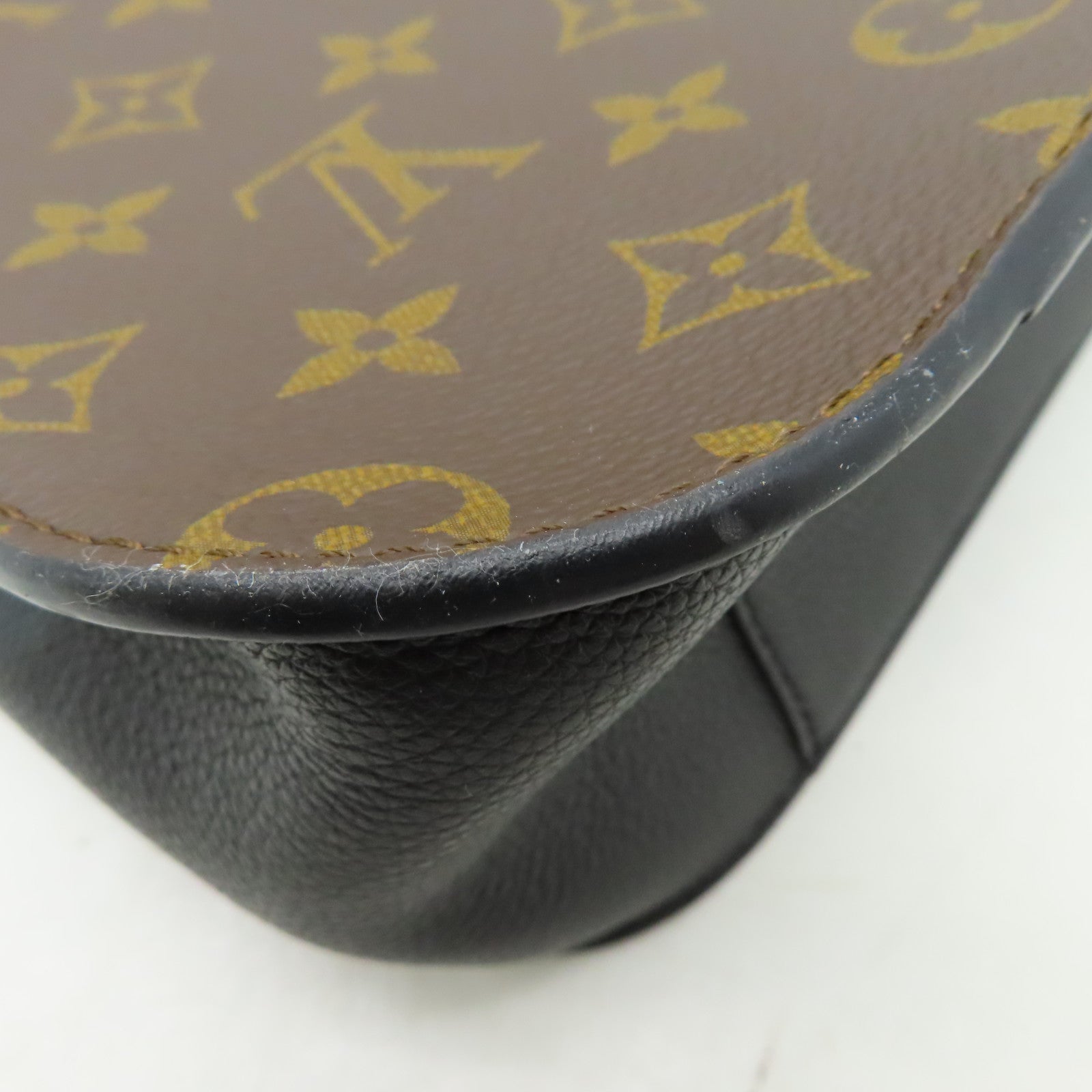 LOUIS VUITTON Monogram Vanguard金扣手挽肩背兩用袋啡色