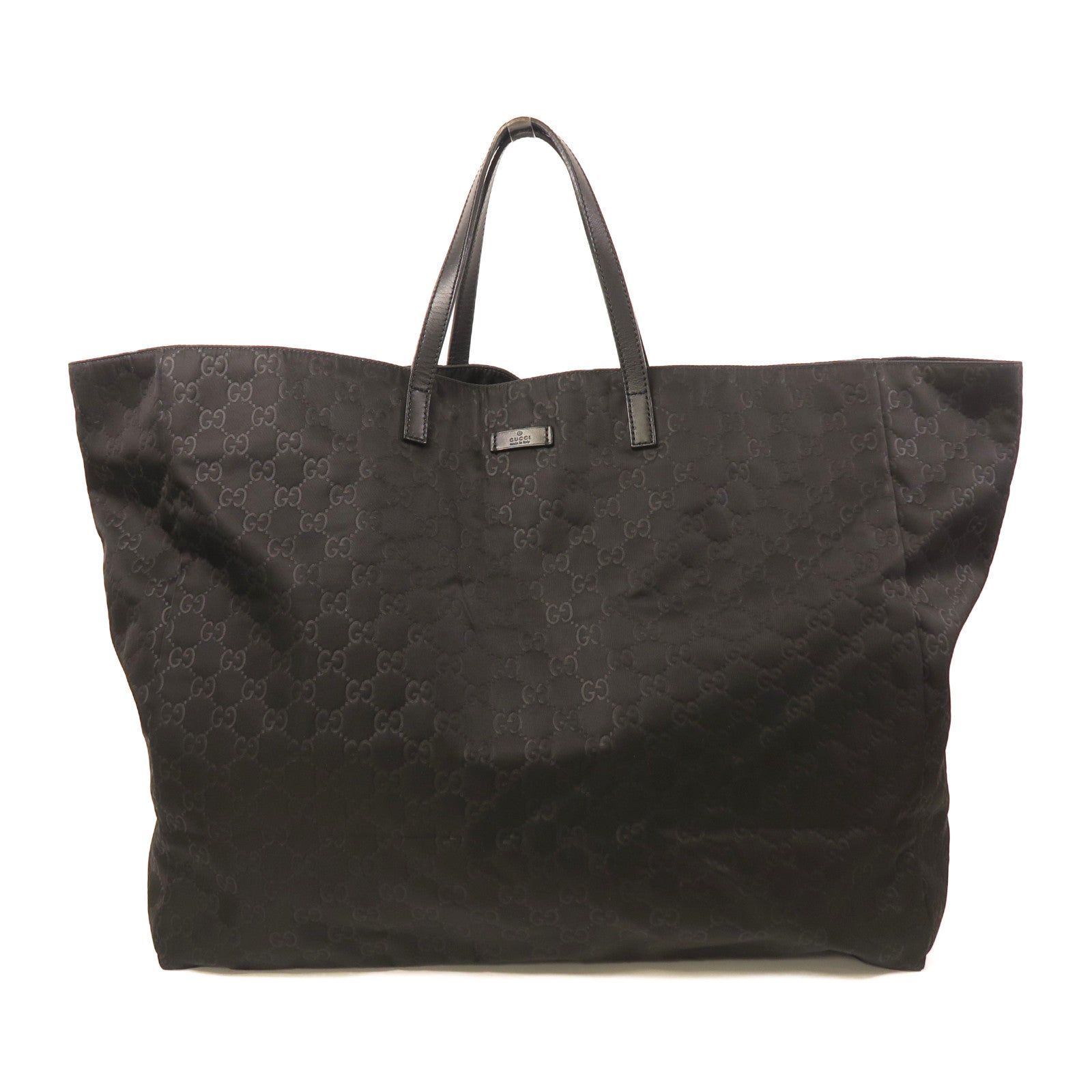 GUCCI 尼龍Tote Bag手挽袋黑色