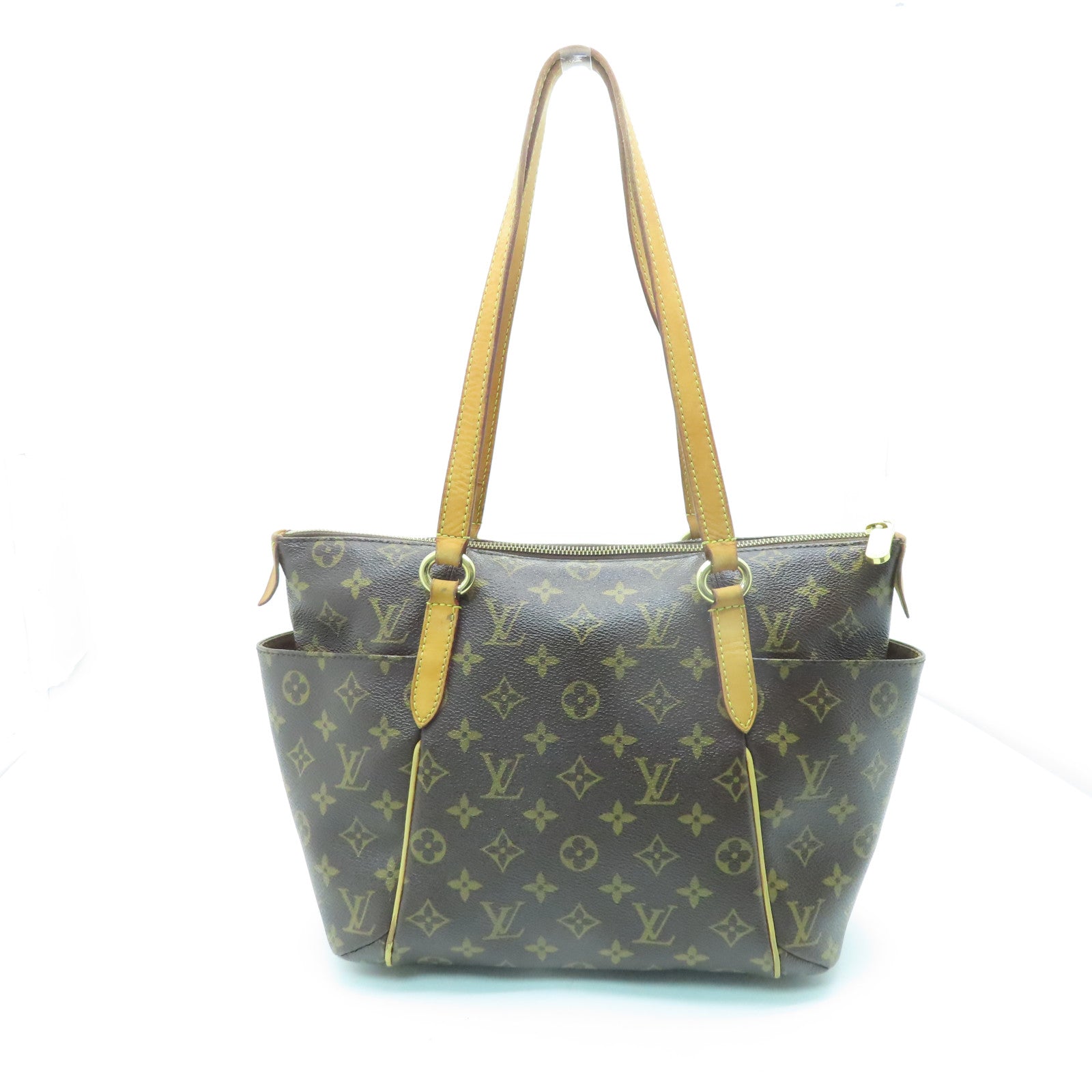 LOUIS VUITTON Monogram Totally PM Shoulder Bag金扣肩背袋啡色