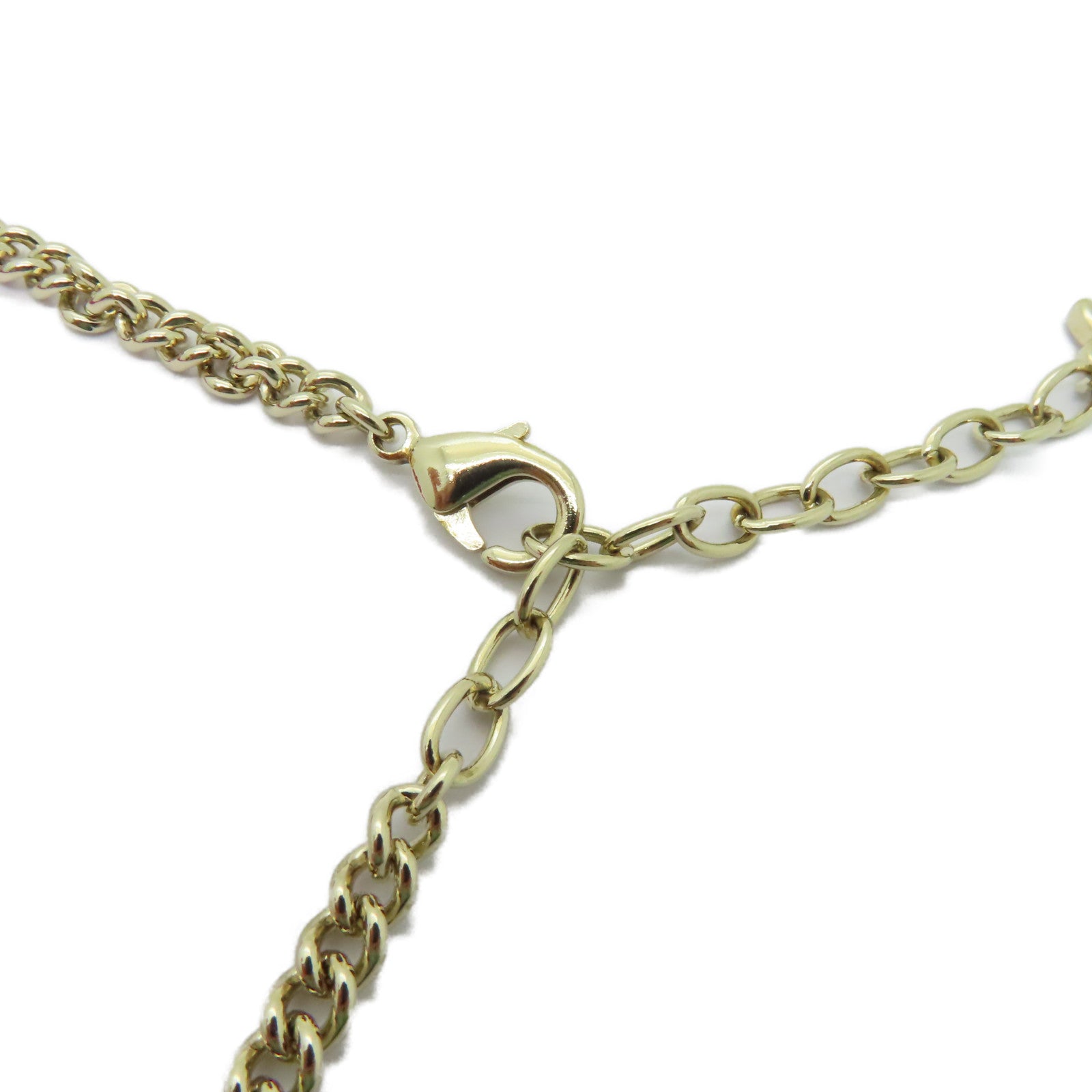 CHANEL PVC/金屬Necklace項鍊粉紅色/黒色