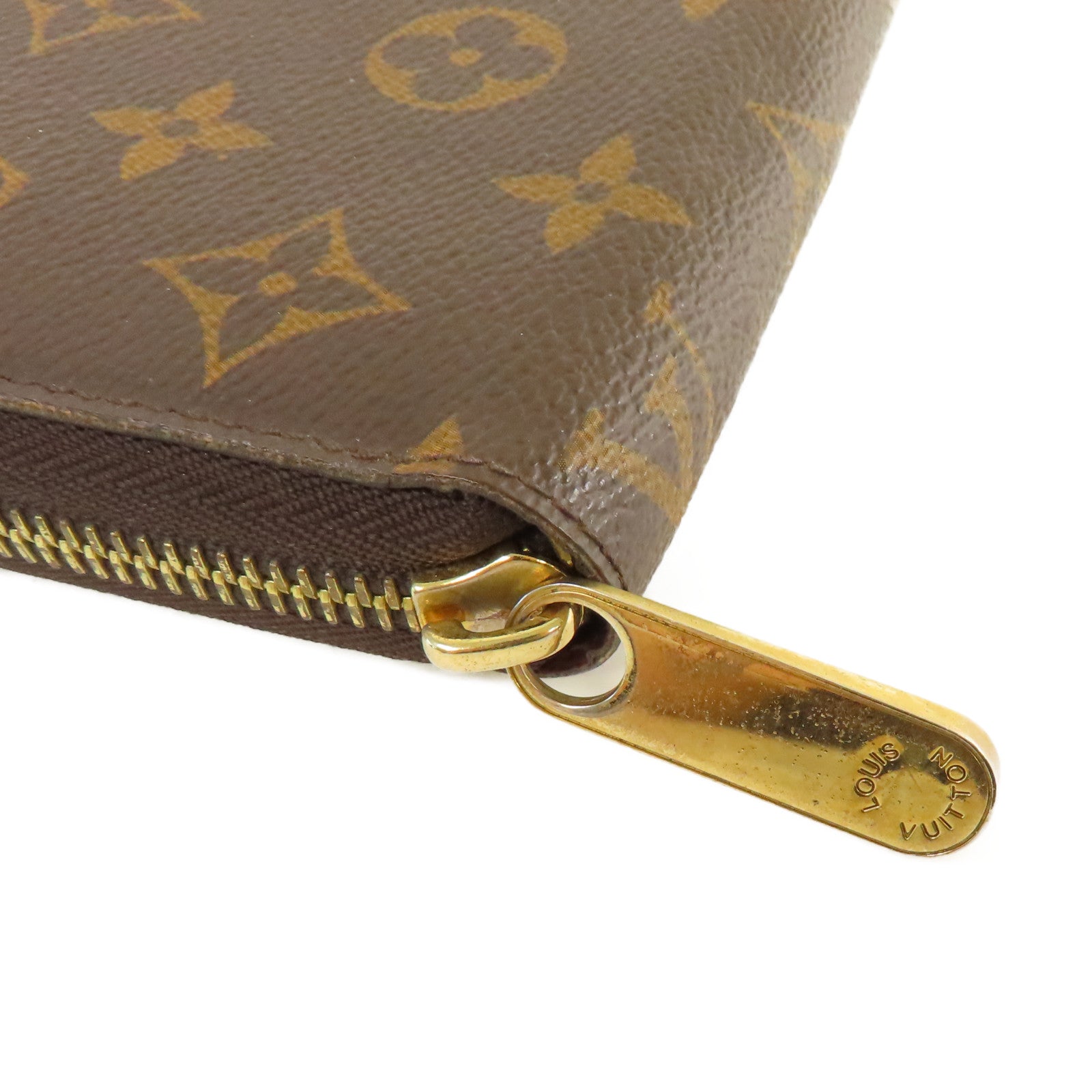 LOUIS VUITTON Monogram Zippy Wallet拉鏈長錢包啡色