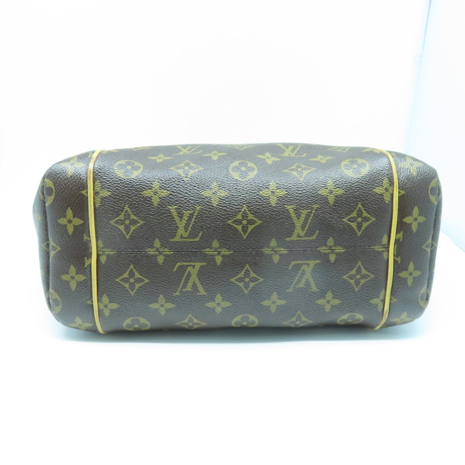 LOUIS VUITTON Monogram Totally PM Shoulder Bag金扣肩背袋啡色