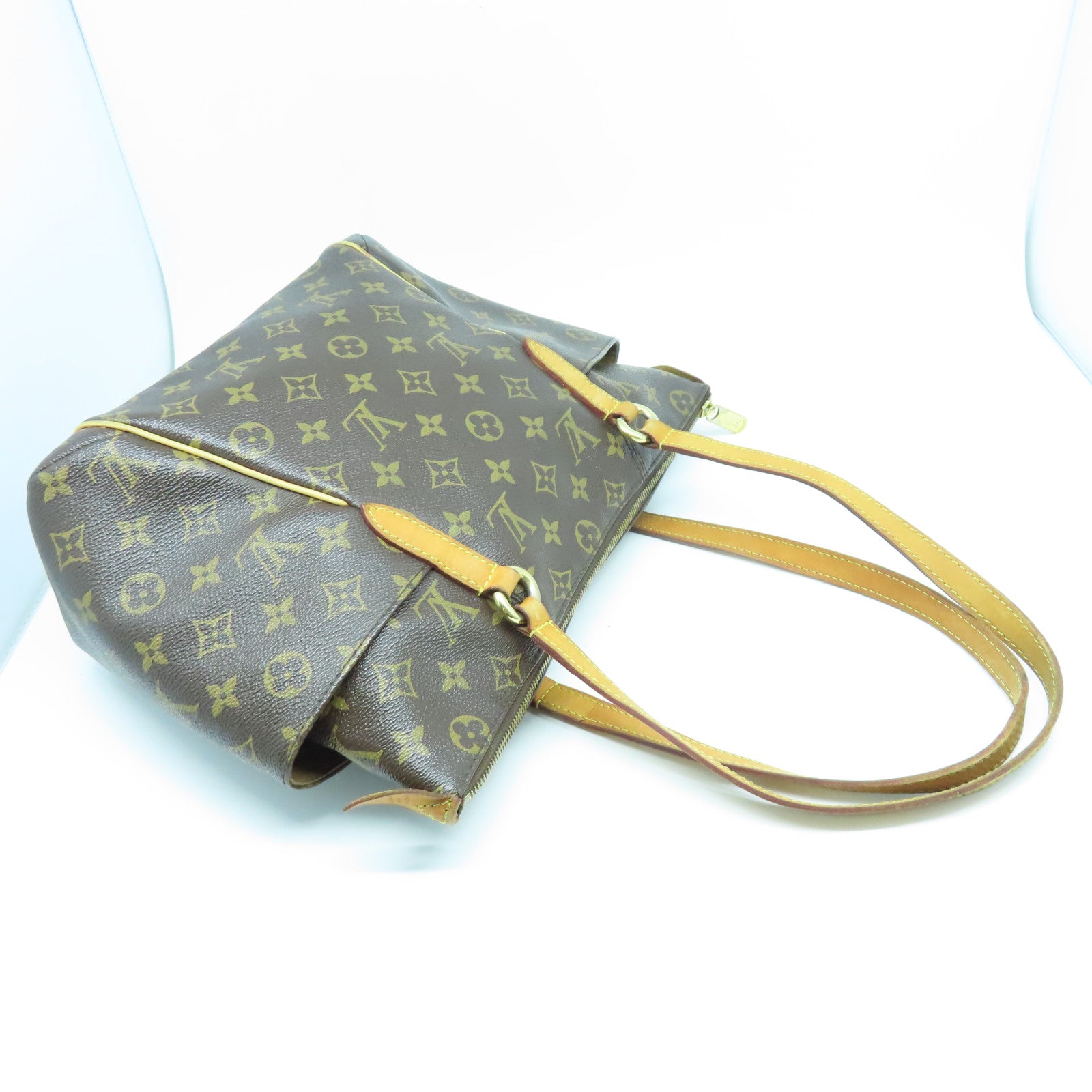 LOUIS VUITTON Monogram Totally PM Shoulder Bag金扣肩背袋啡色