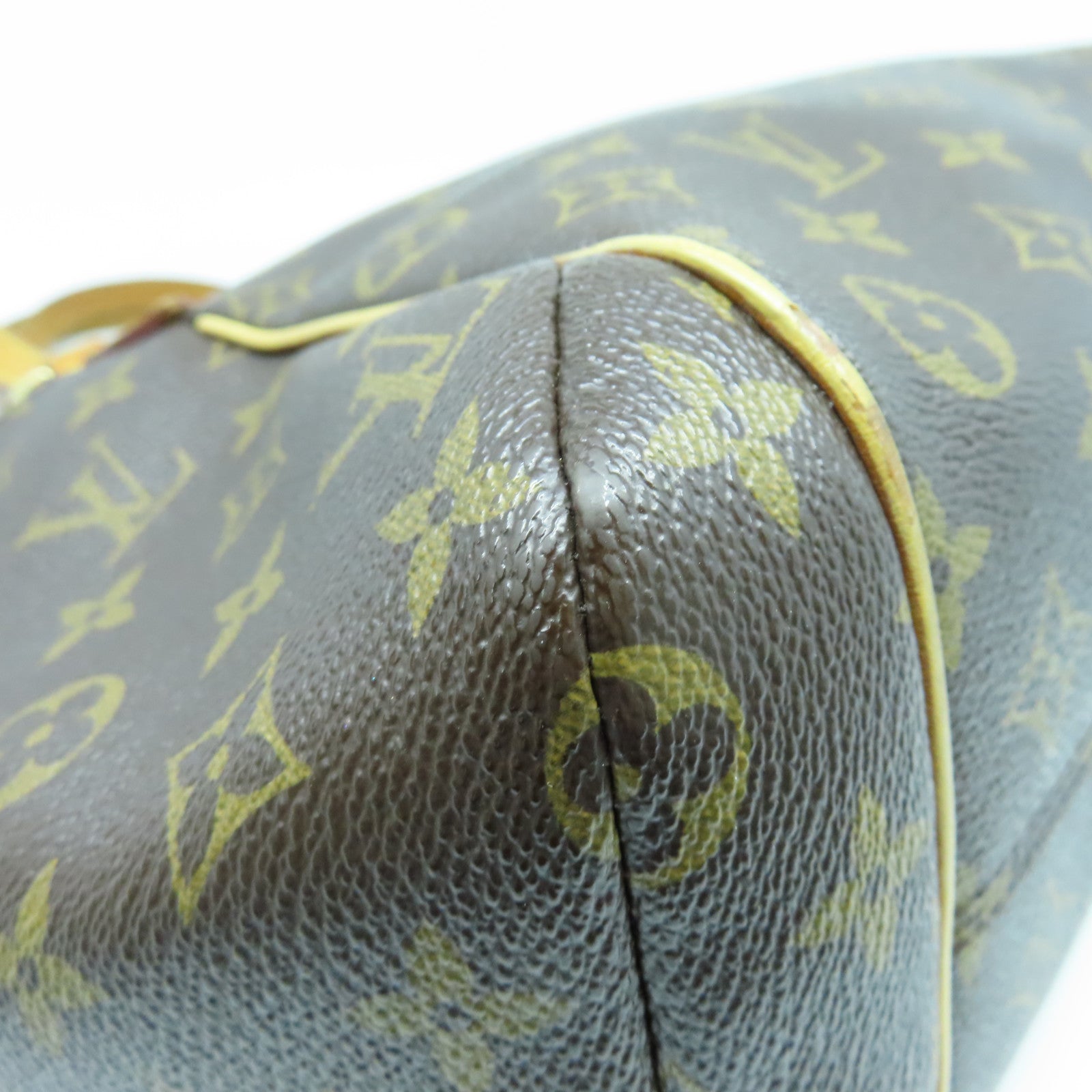 LOUIS VUITTON Monogram Totally PM Shoulder Bag金扣肩背袋啡色