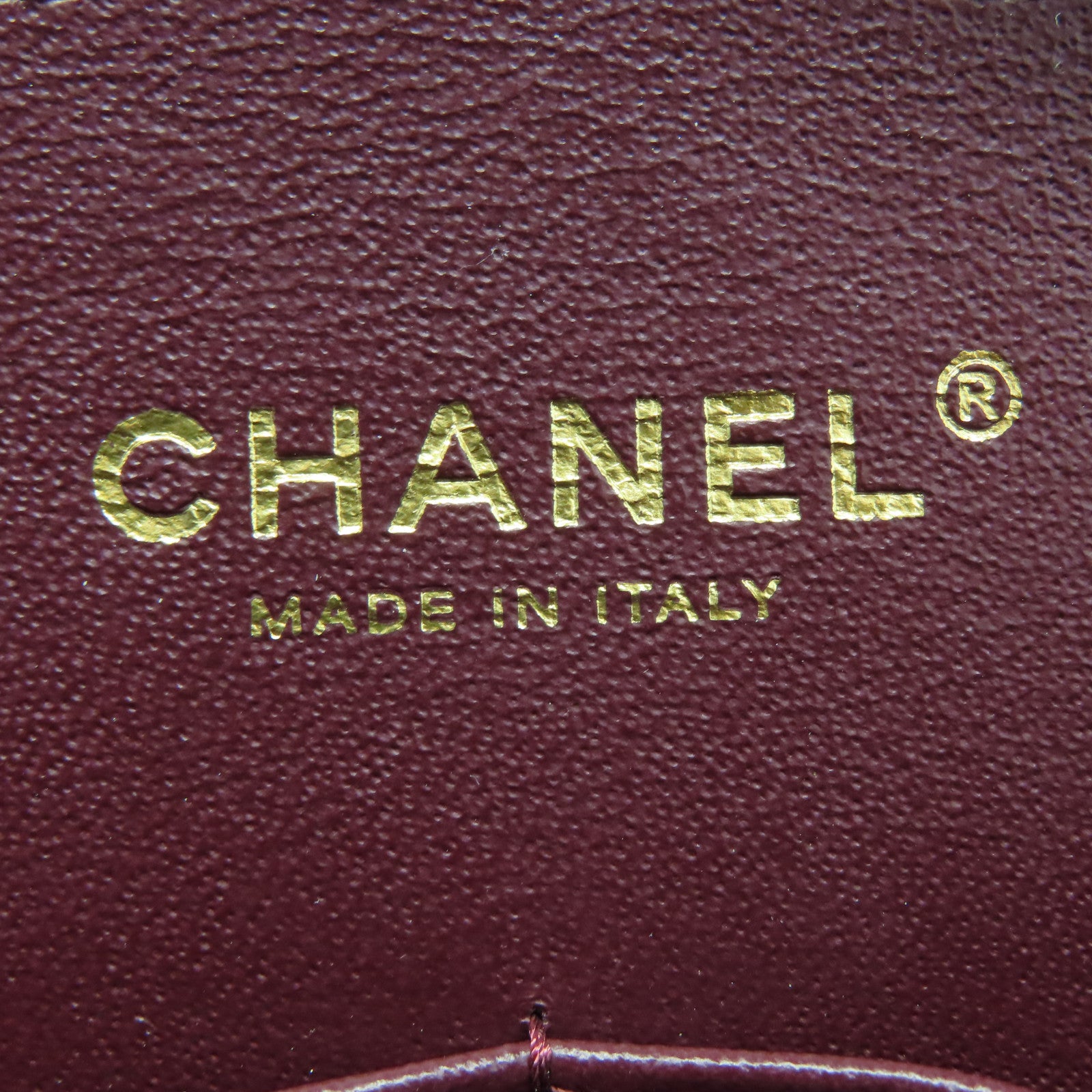 CHANEL 菱格牛皮皮革Chain Shoulder Bag金扣链带肩背袋黑色