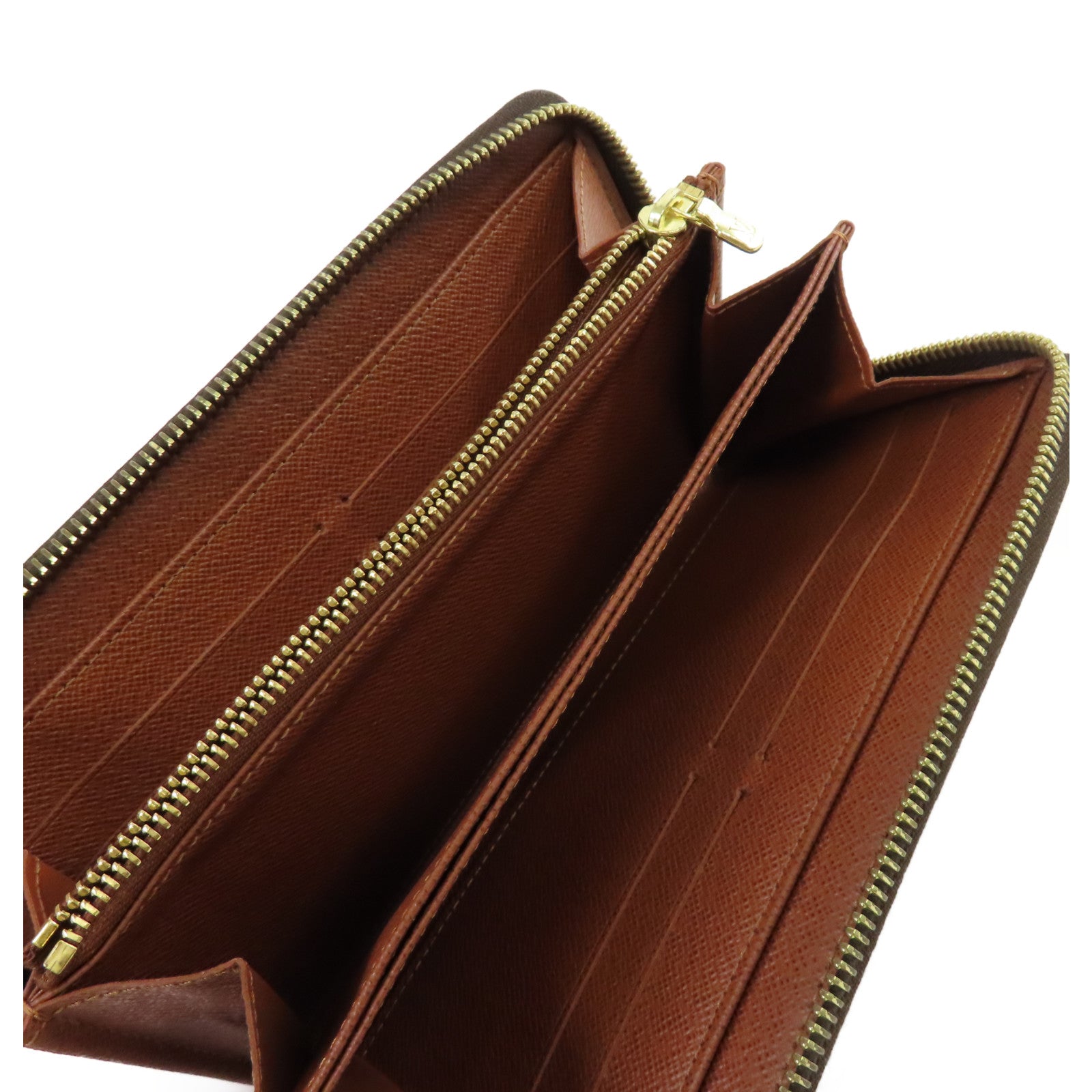 LOUIS VUITTON Monogram Zippy Wallet拉鏈長錢包啡色