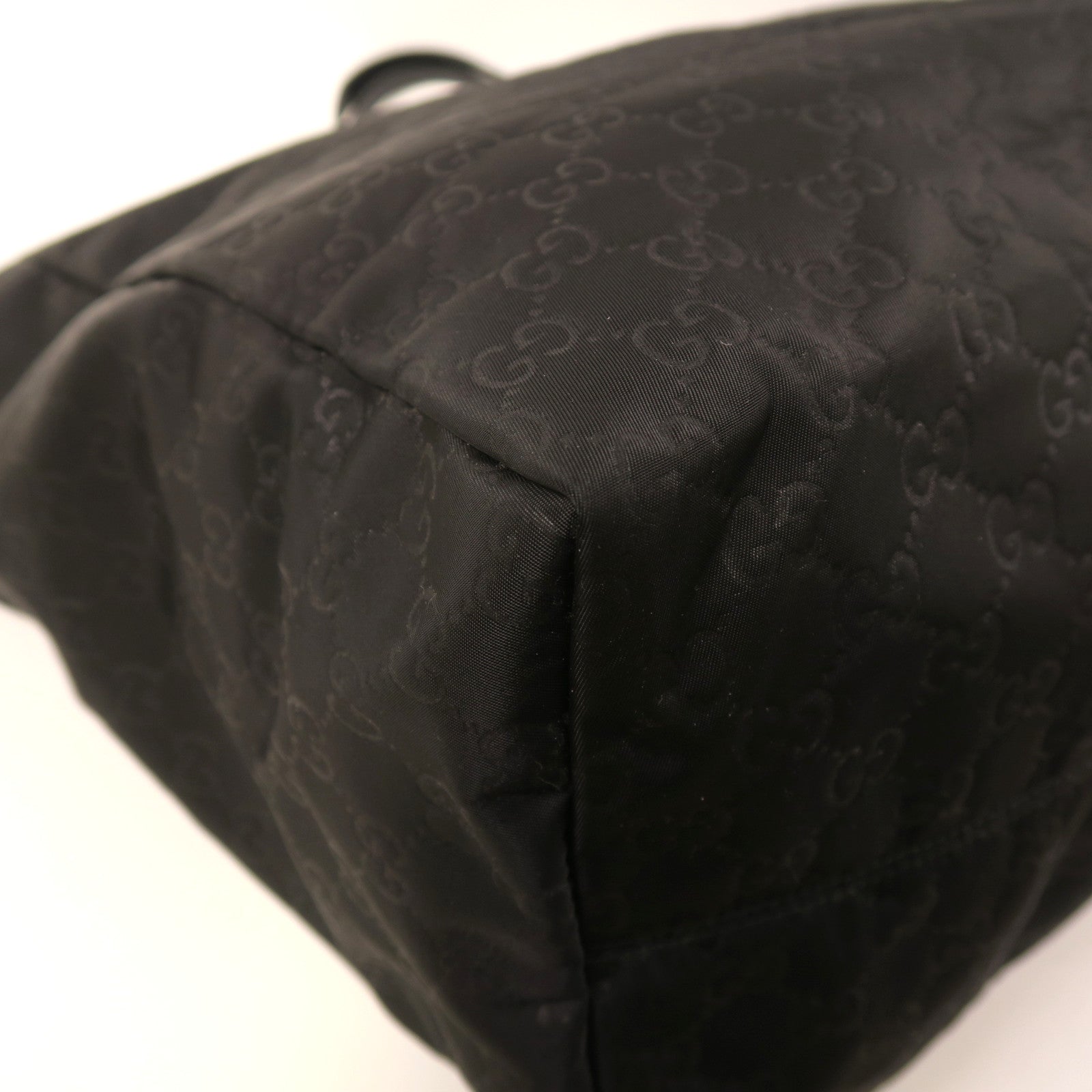 GUCCI 尼龍Tote Bag手挽袋黑色