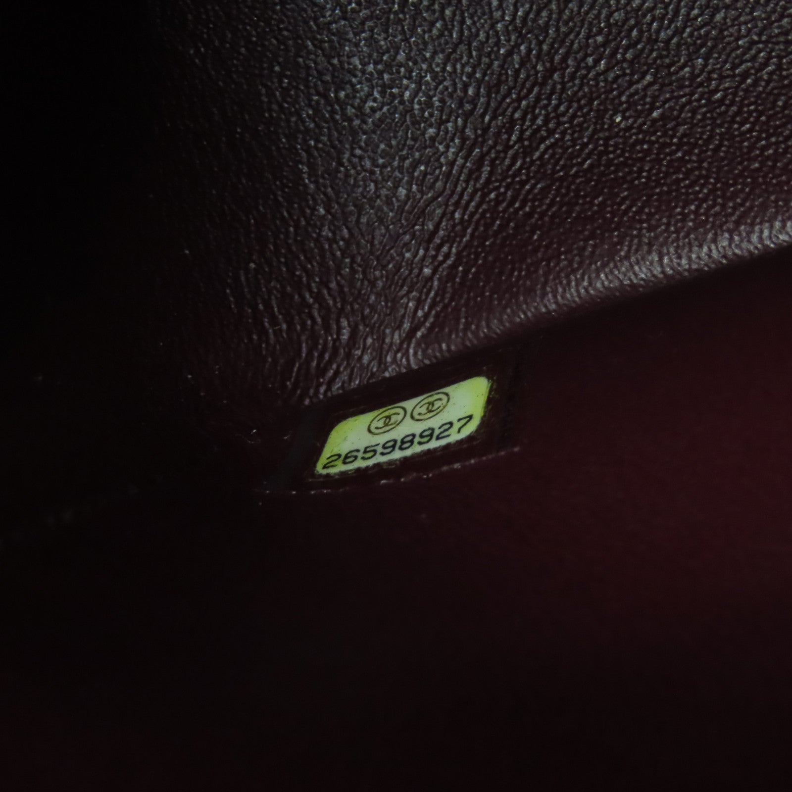 CHANEL 菱格牛皮皮革Chain Shoulder Bag金扣链带肩背袋黑色
