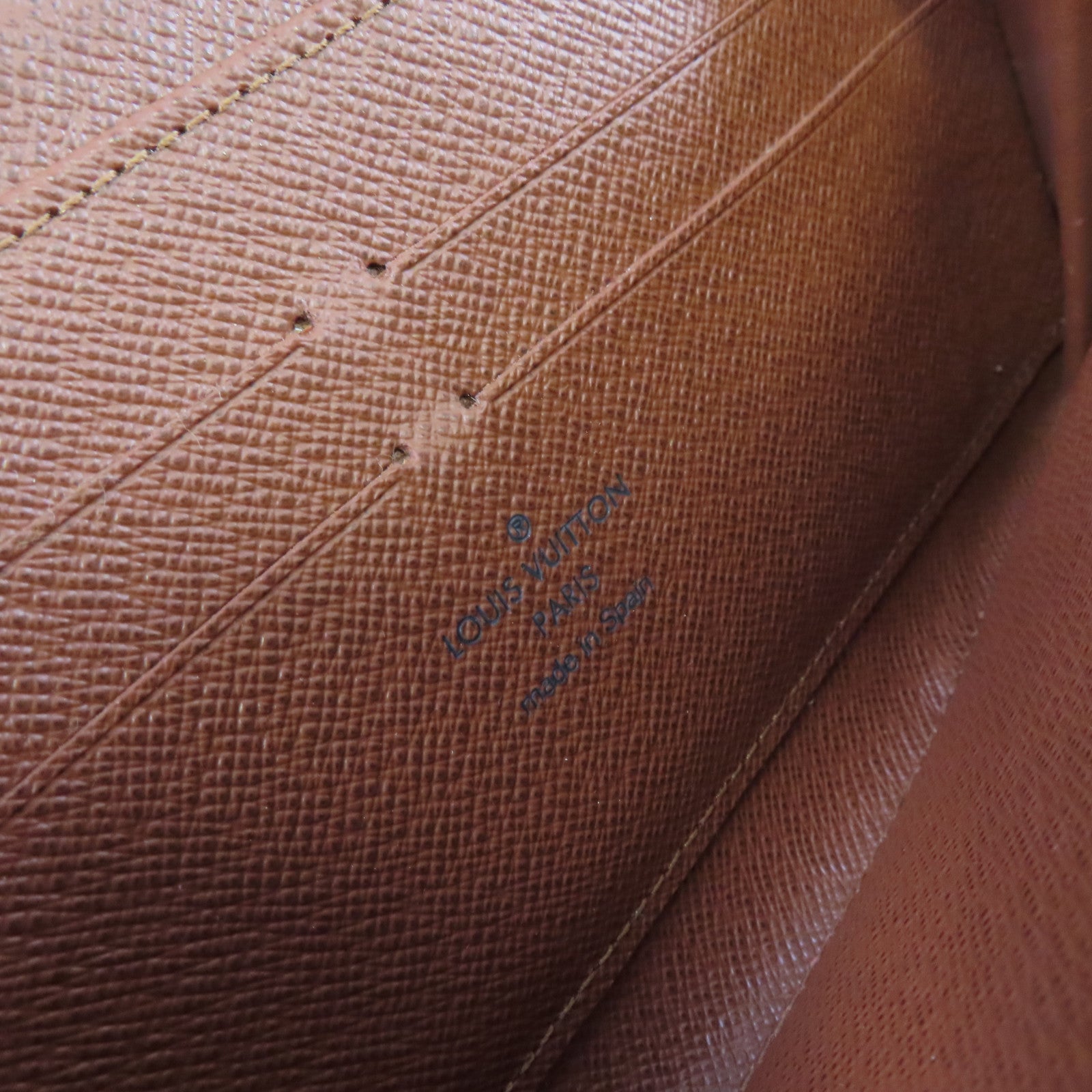 LOUIS VUITTON Monogram Zippy Wallet拉鏈長錢包啡色