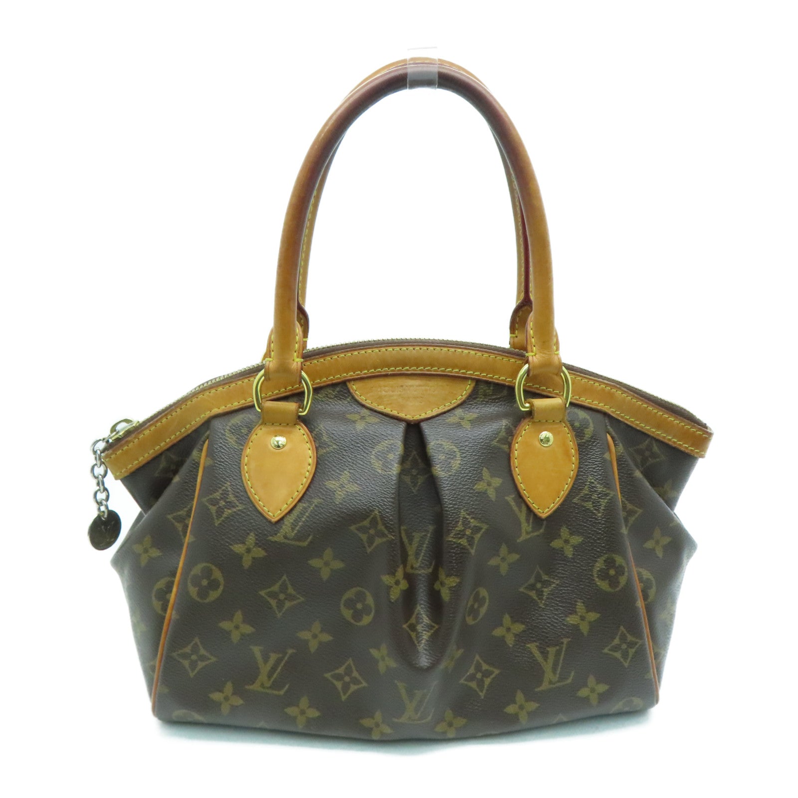 LOUIS VUITTON Monogram Tivoli PM金扣手挽袋/肩背袋啡色