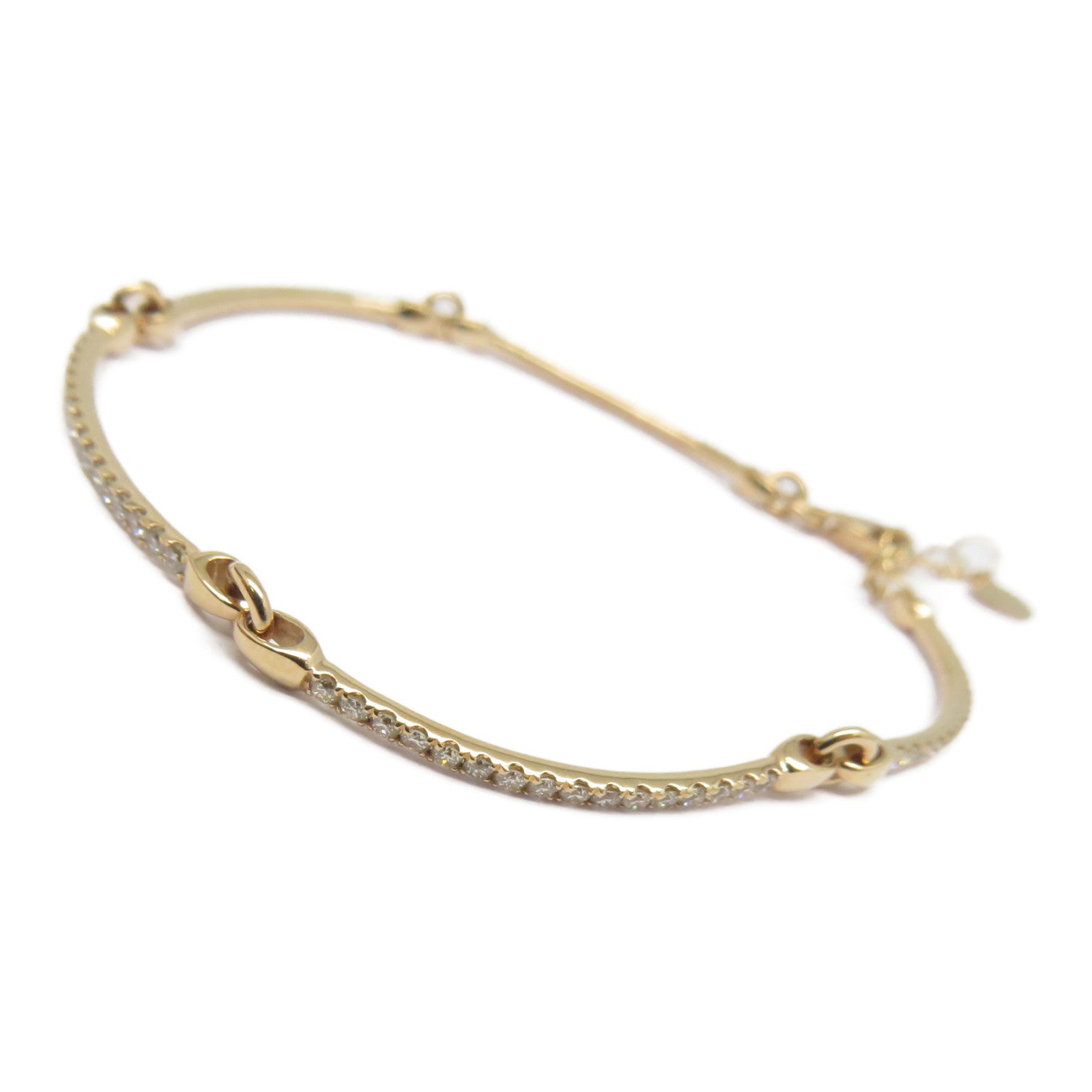 JEWELRY 18K玫瑰金Diamond Bracelet 0.735ct鑽石手鏈粉金色