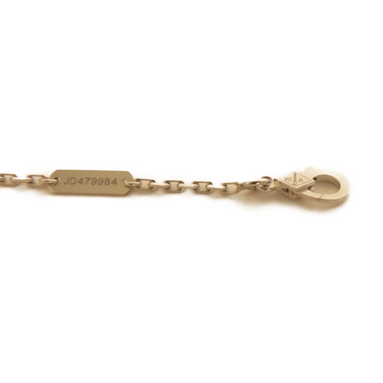 Van Cleef & Arpels 18K白金Magic Alhambra Necklace項鍊銀色