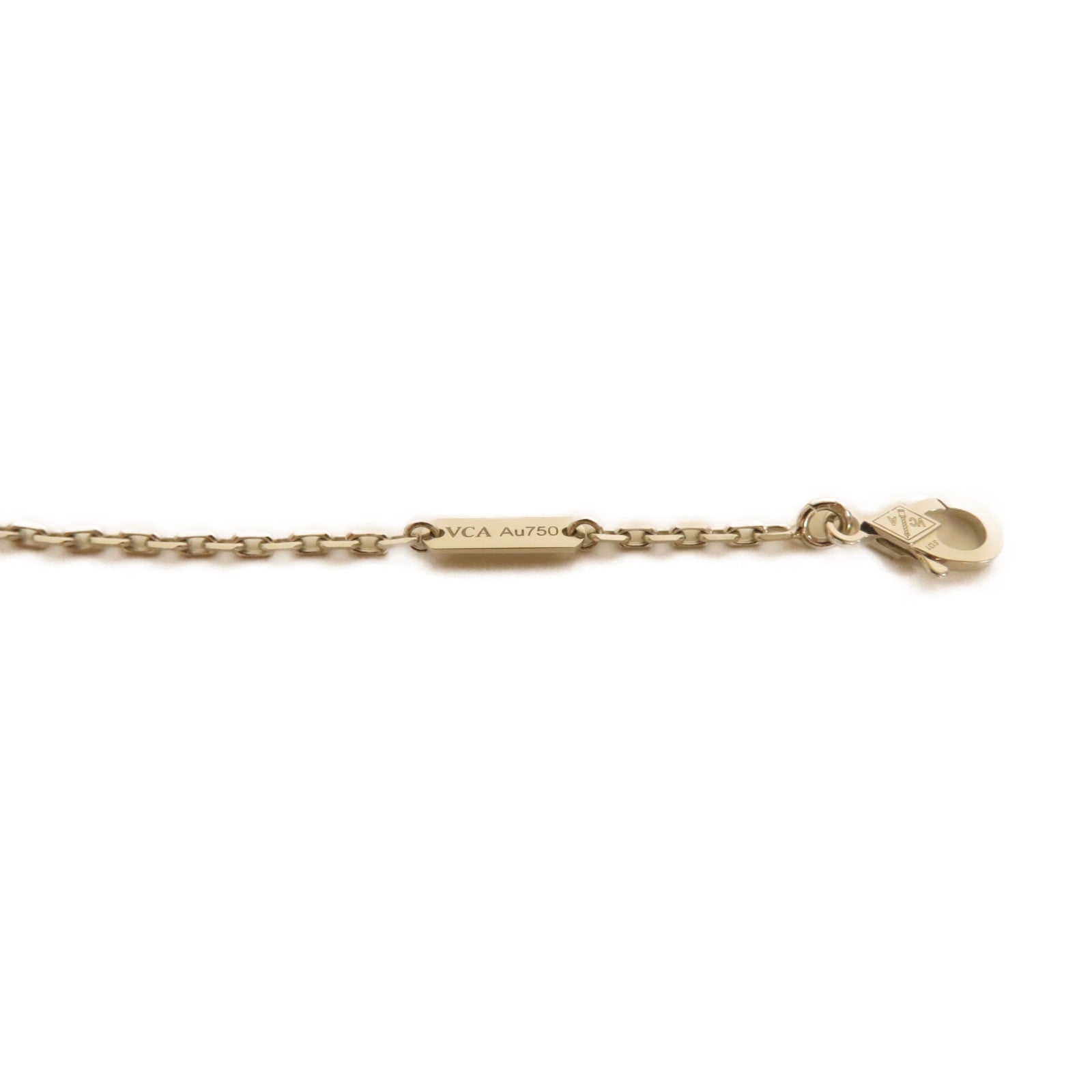 Van Cleef & Arpels 18K白金Magic Alhambra Necklace項鍊銀色