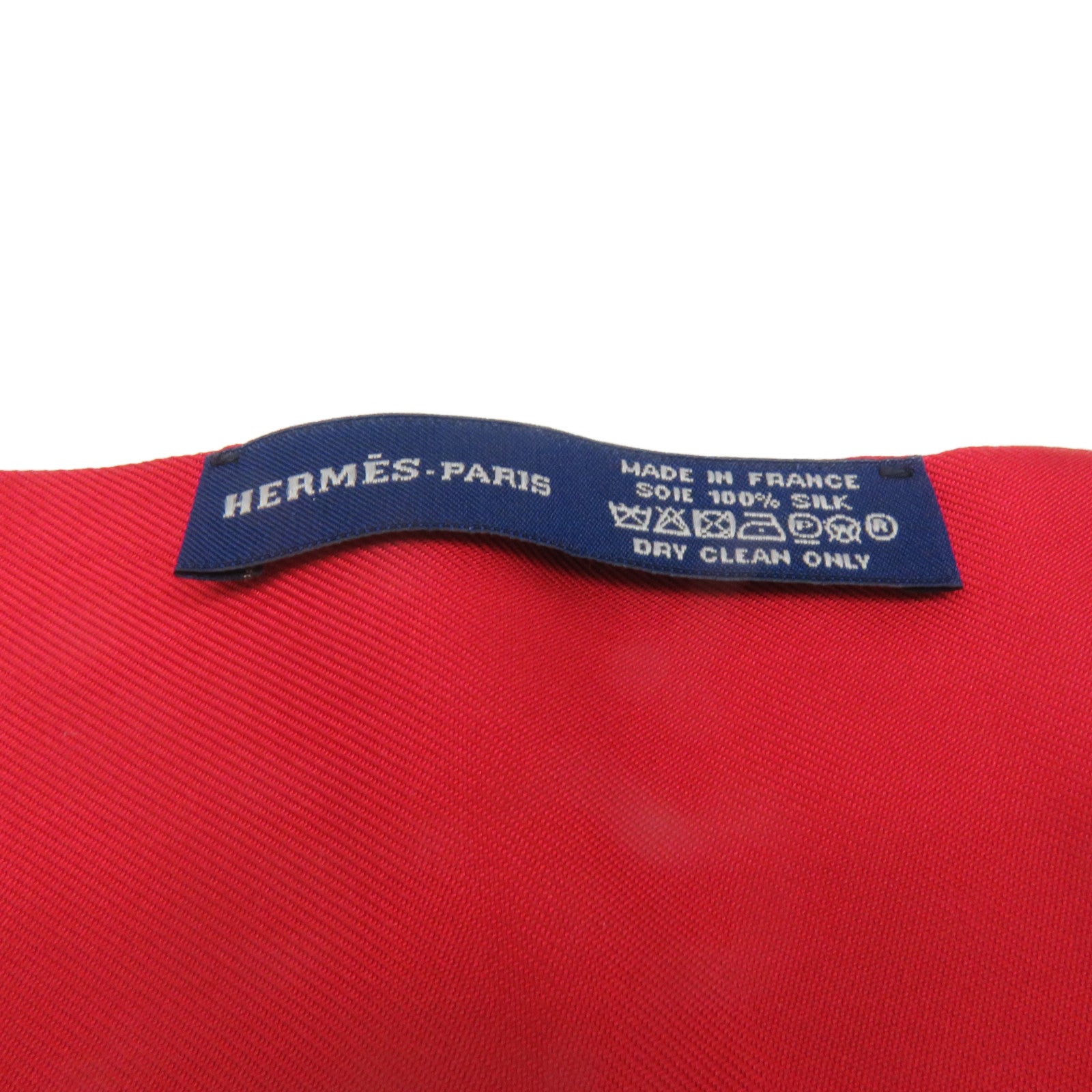 HERMES 絲質Twilly Scarf絲巾酒紅色