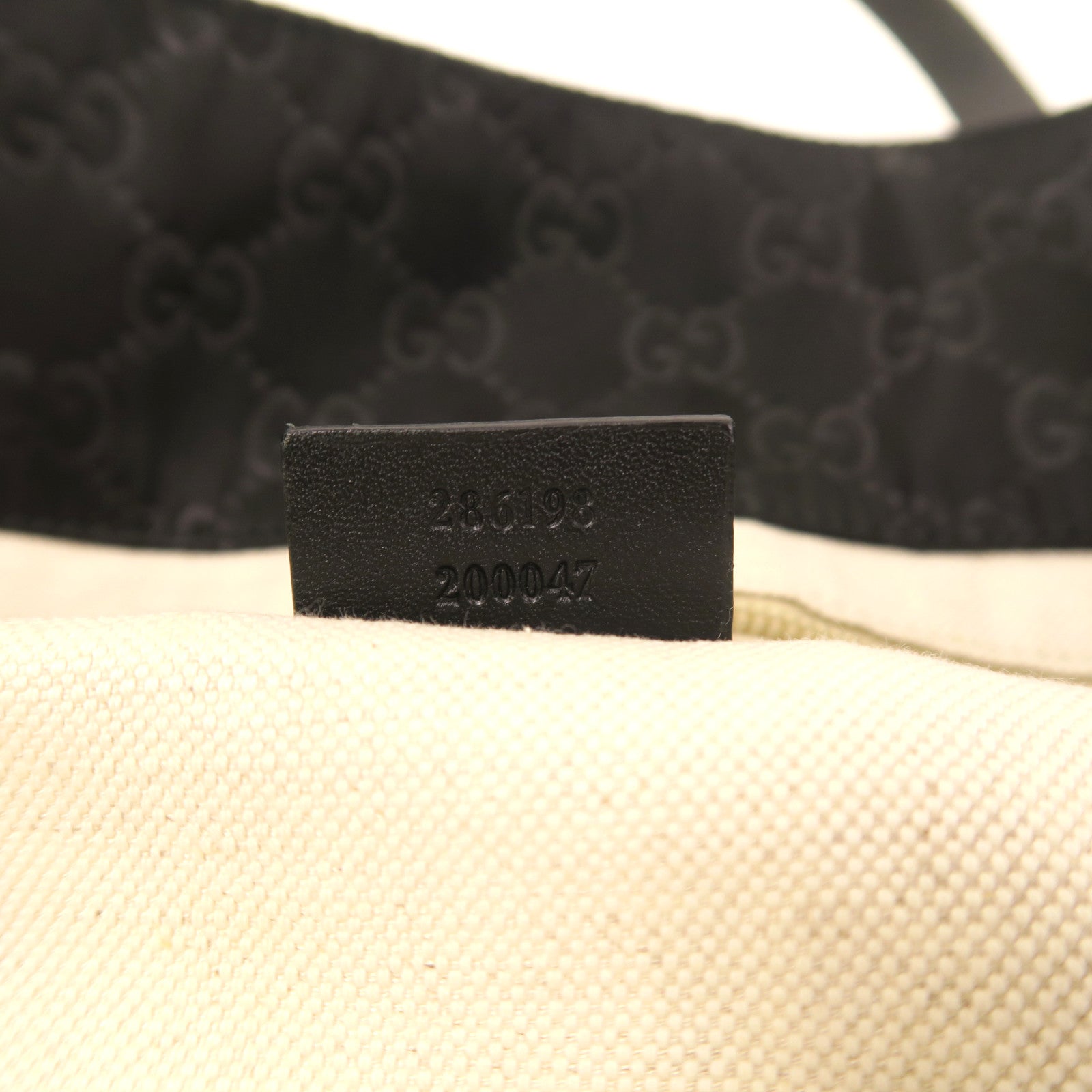 GUCCI 尼龍Tote Bag手挽袋黑色