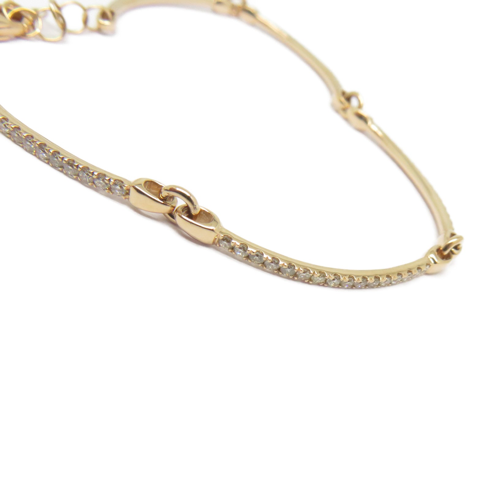 JEWELRY 18K玫瑰金Diamond Bracelet 0.735ct鑽石手鏈粉金色