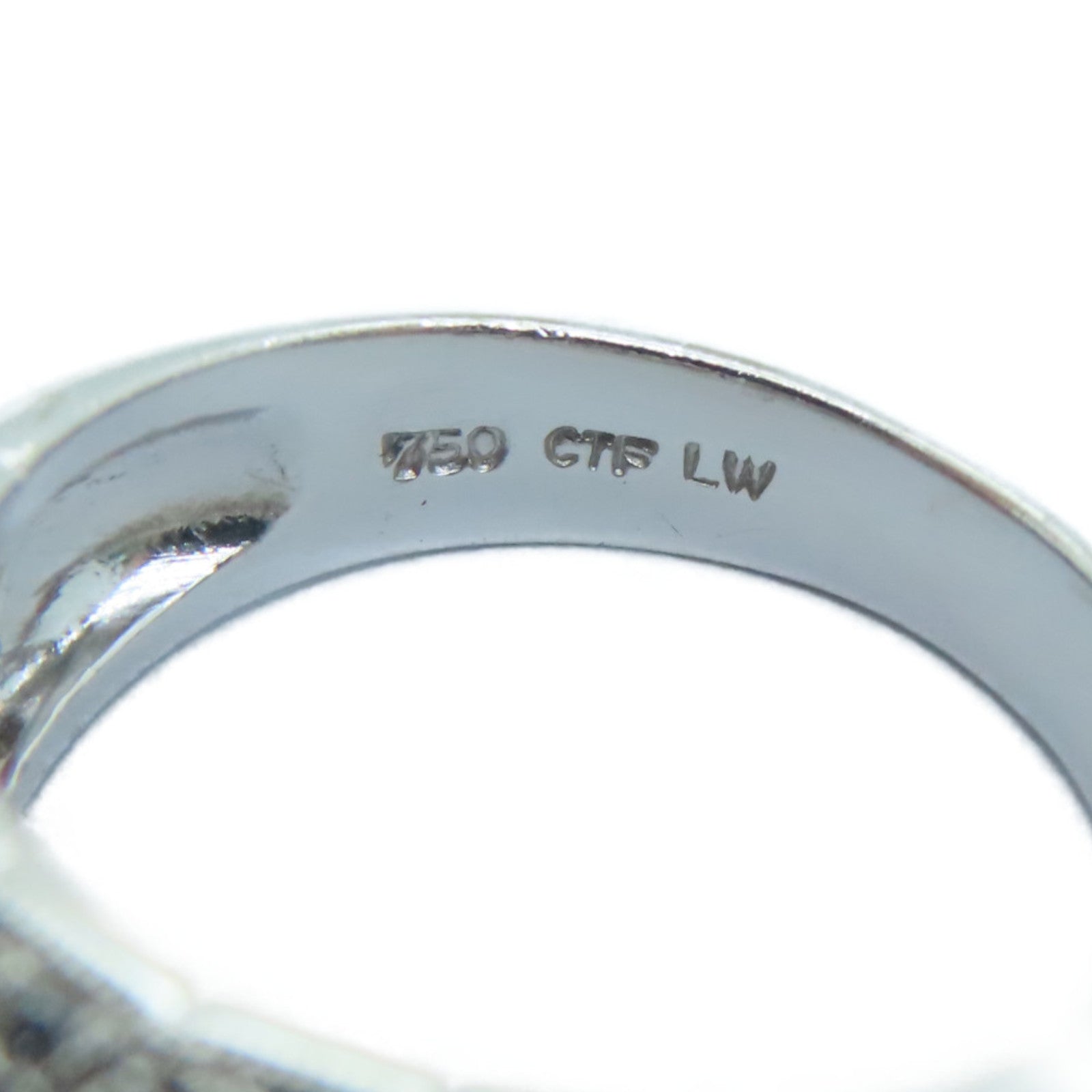 JEWELRY 18K白金Ruby Diamond Ring1.61ct红宝石/0.15ct钻石戒指US#6