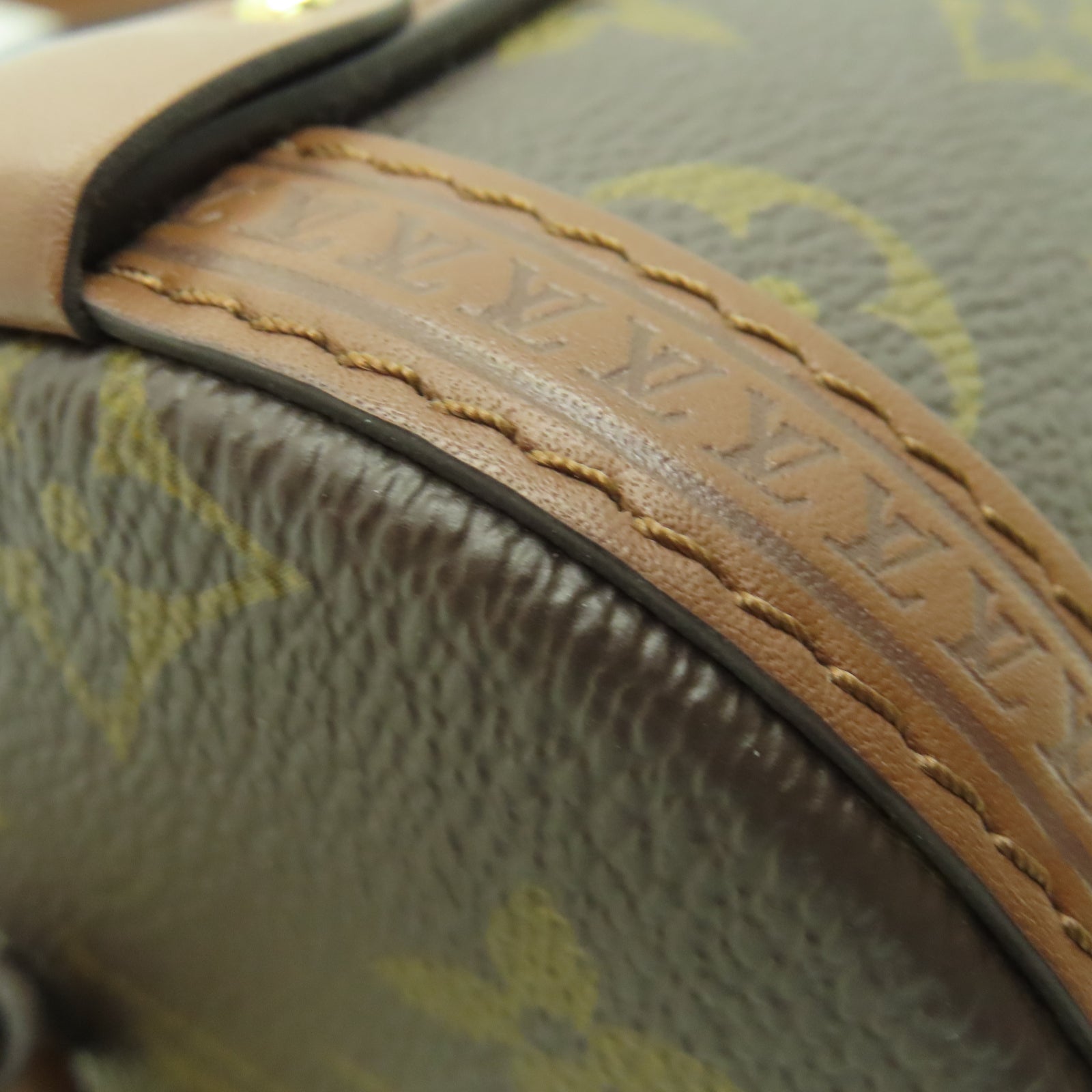 LOUIS VUITTON Monogram Papillon Trunk金扣手挽肩背兩用袋棕色