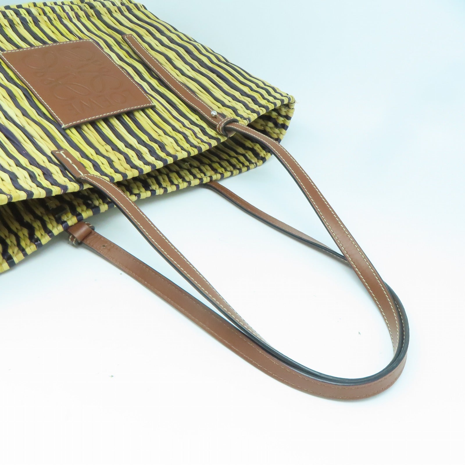 LOEWE 【激減優惠】藤料Tote Bag手挽袋黑色/啡色