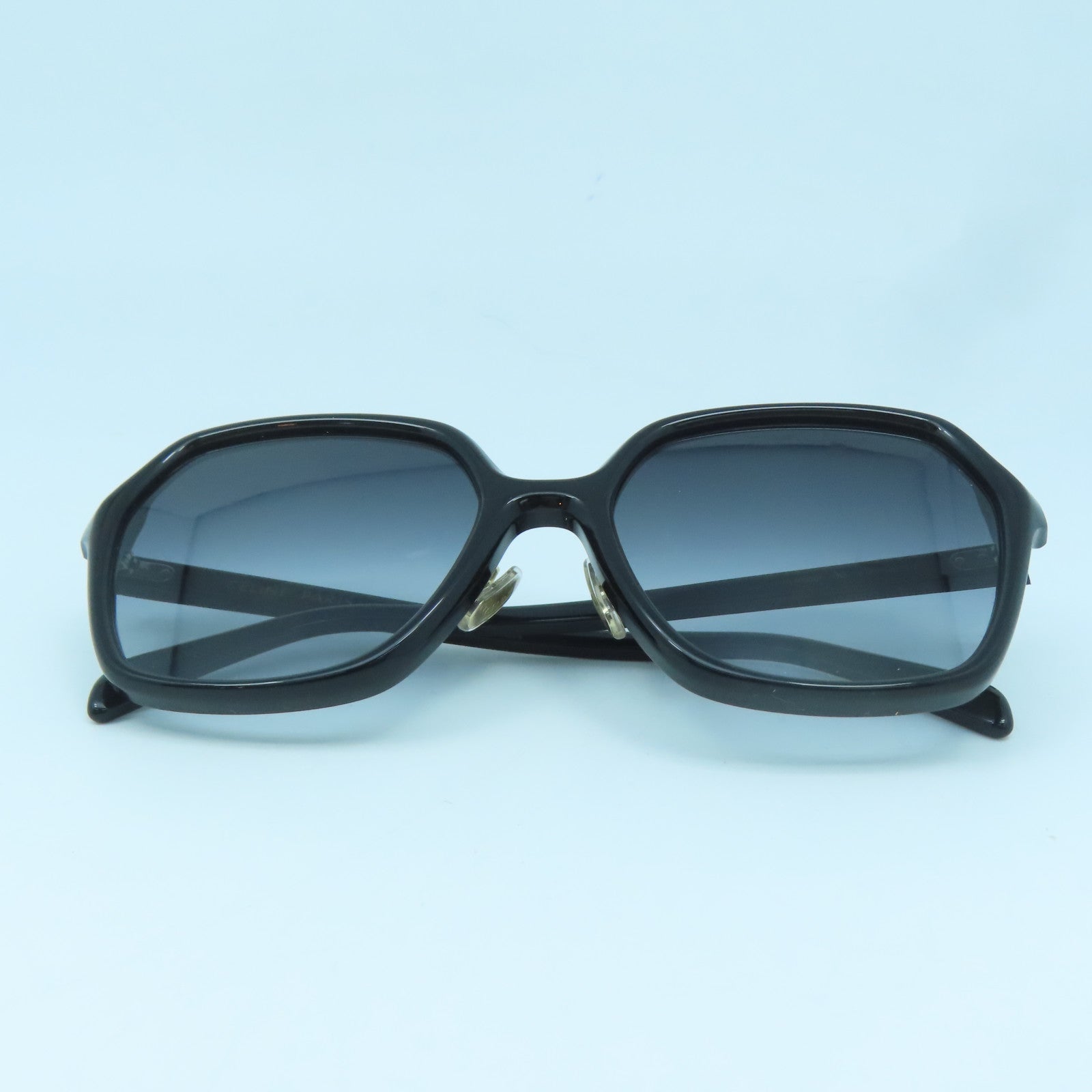 CELINE PVC Sunglasses Gold Buckle Sunglasses Black