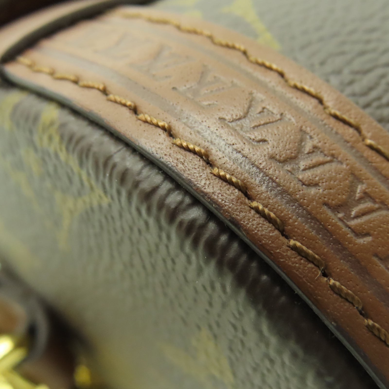 LOUIS VUITTON Monogram Papillon Trunk金扣手挽肩背兩用袋棕色