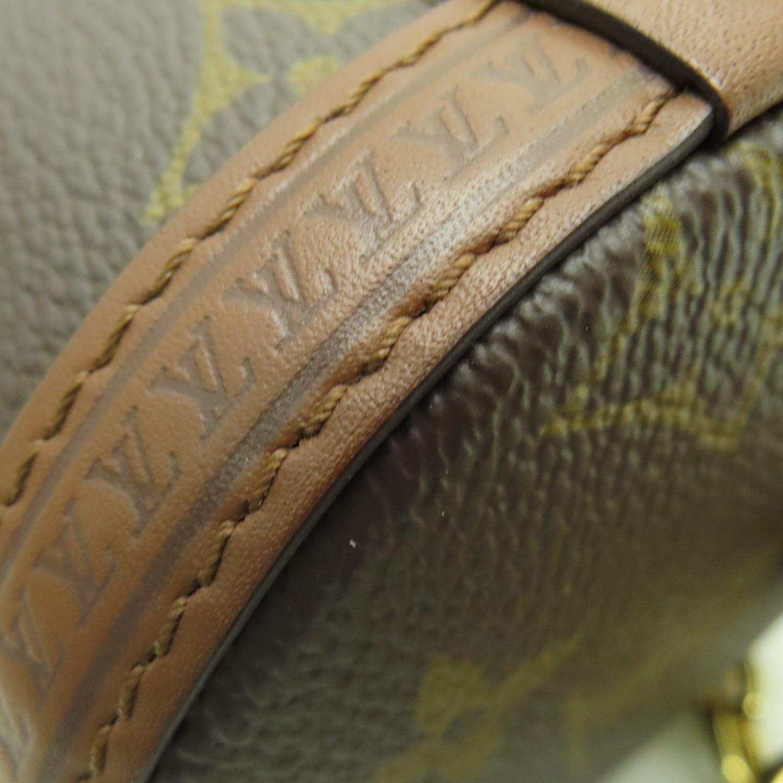 LOUIS VUITTON Monogram Papillon Trunk金扣手挽肩背兩用袋棕色