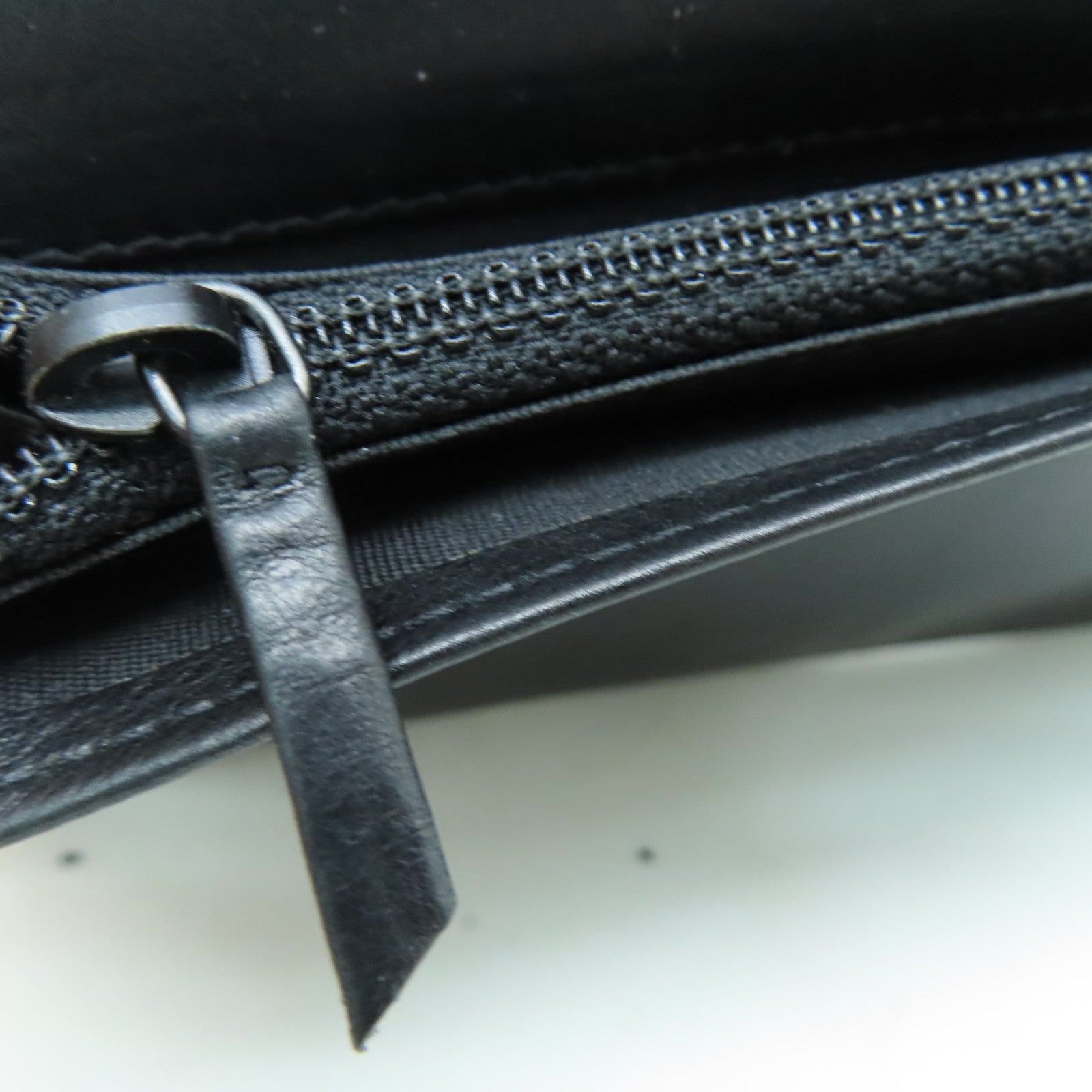 CHANEL 菱格羊皮皮革Boy Wallet So Black長錢包黑色