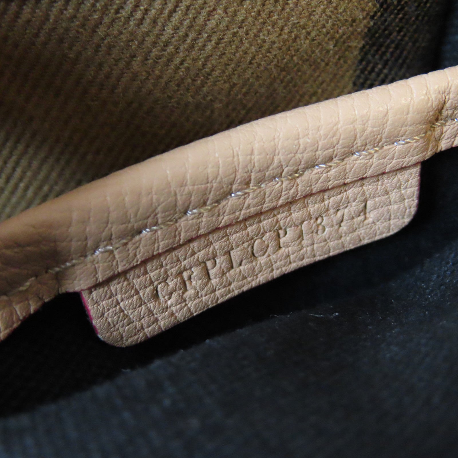 BURBERRY 牛皮皮革2 Way Shoulder Bag金扣手挽肩背兩用袋紅色/米色