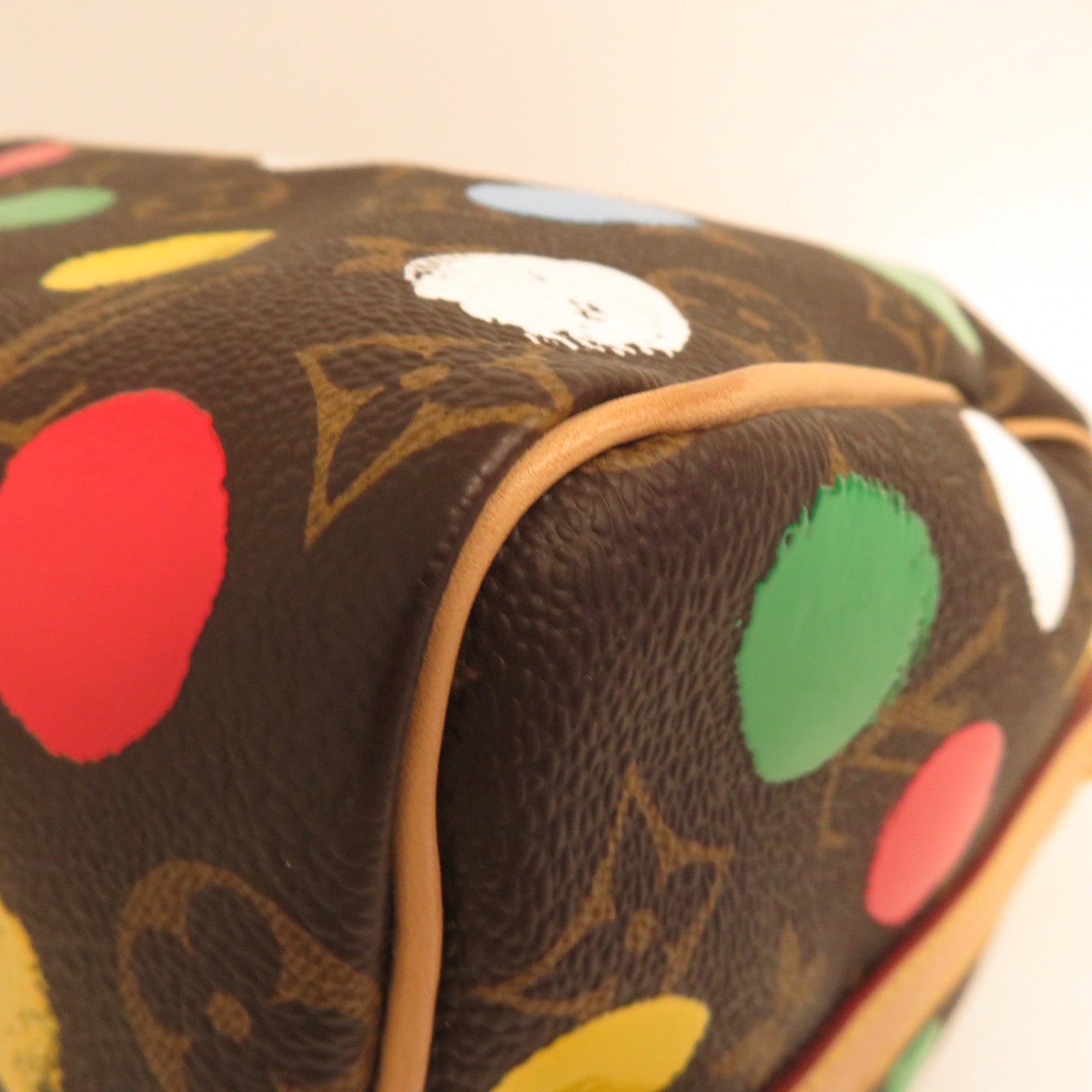 LOUIS VUITTON Monogram YK X LV Speedy Bandouliere 25金扣手挽肩背兩用袋啡色
