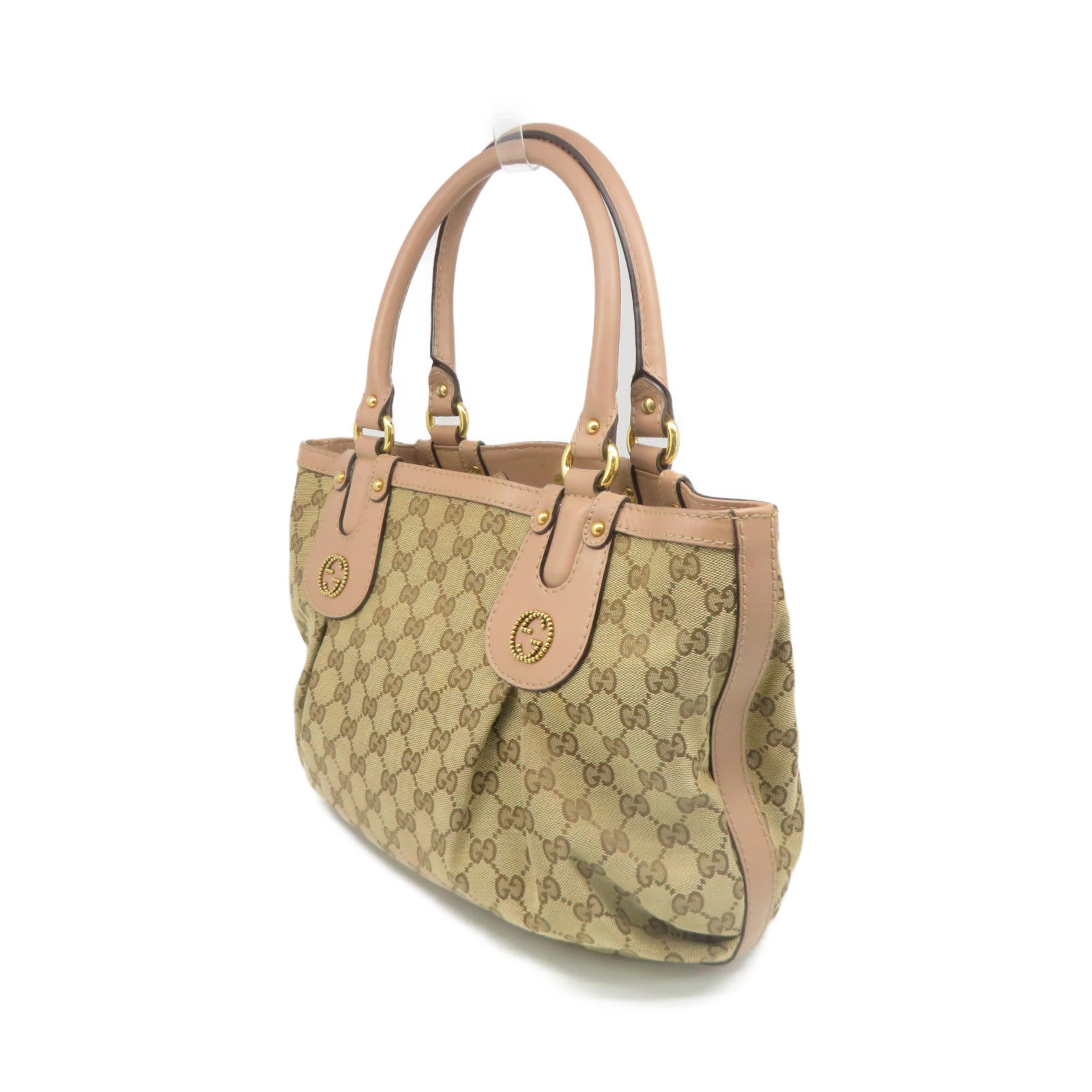 GUCCI GG帆布Shoulder Bag肩背袋啡色