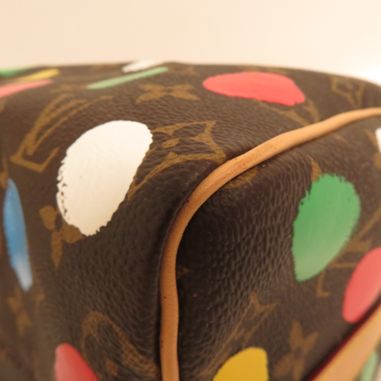 LOUIS VUITTON Monogram YK X LV Speedy Bandouliere 25金扣手挽肩背兩用袋啡色
