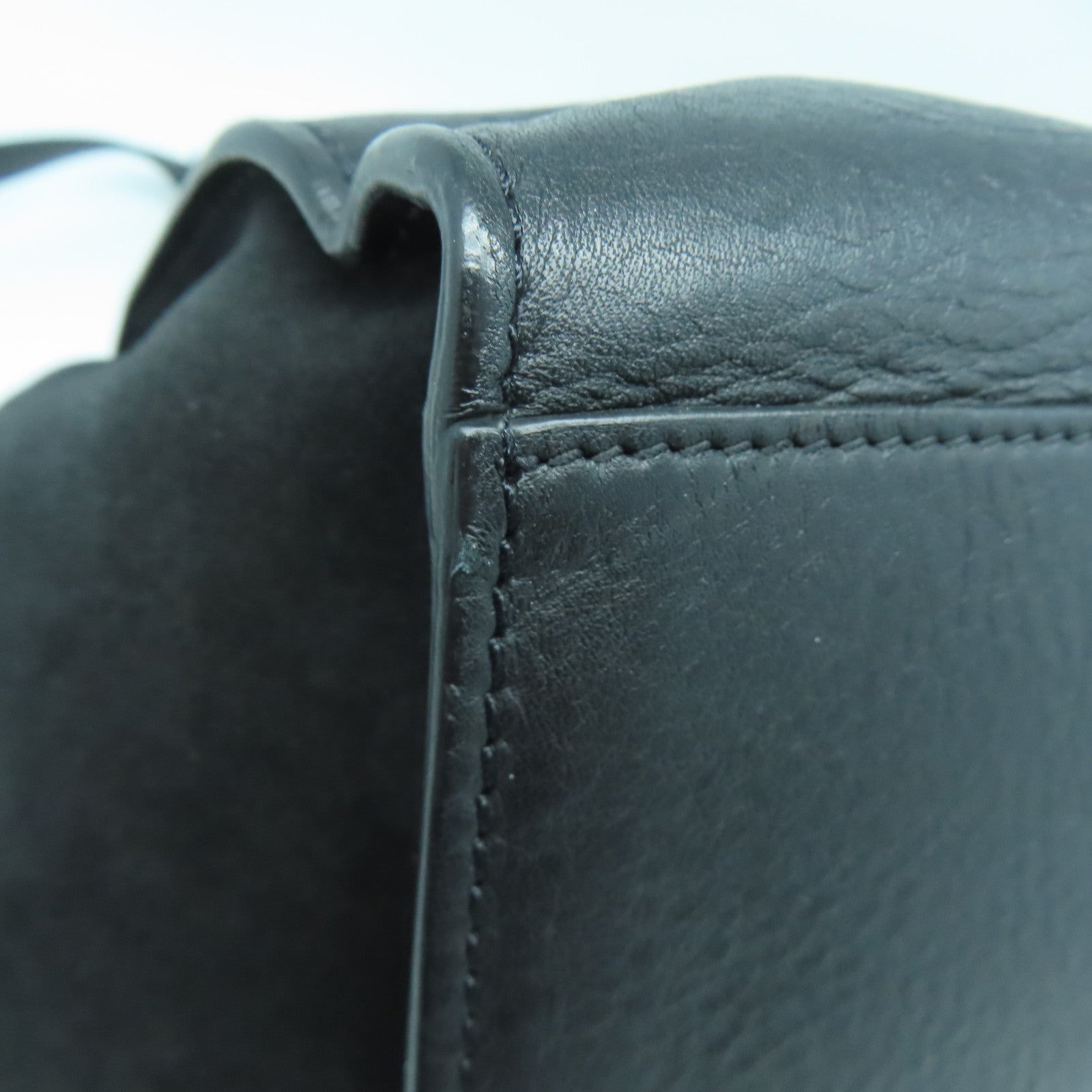 CELINE 【激減優惠】牛皮皮革Trapeze手挽肩背兩用袋黑色