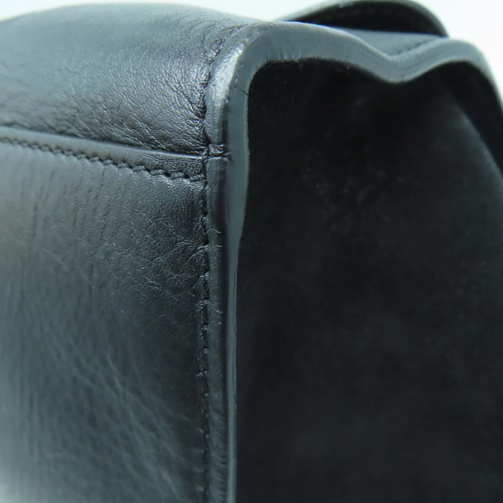 CELINE 【激減優惠】牛皮皮革Trapeze手挽肩背兩用袋黑色
