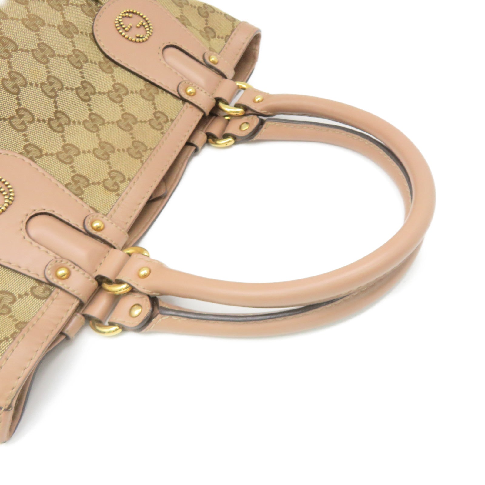 GUCCI GG帆布Shoulder Bag肩背袋啡色