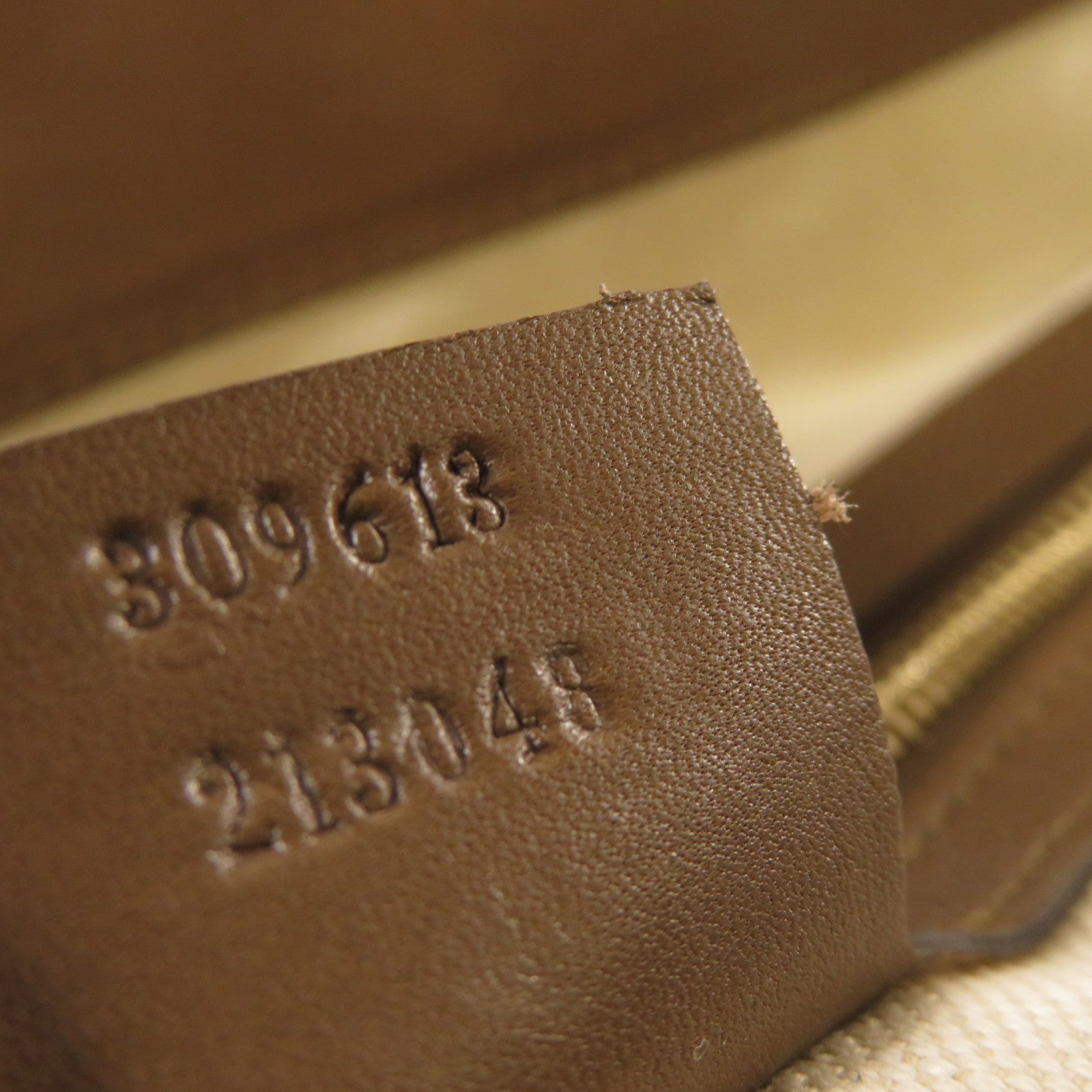 GUCCI 塗層帆布Tote Bag金扣手挽袋啡色