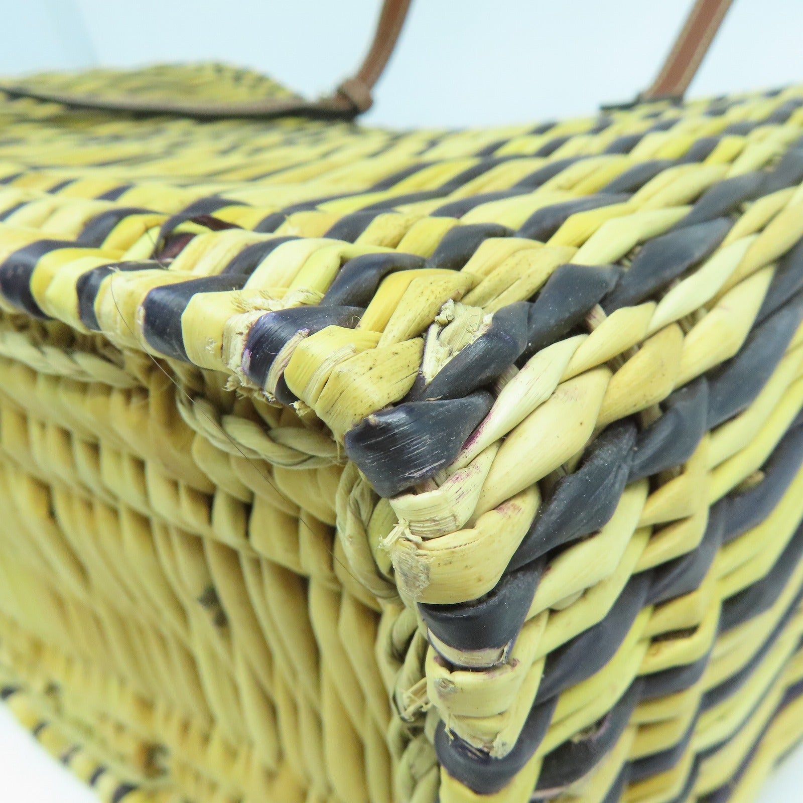 LOEWE 【激減優惠】藤料Tote Bag手挽袋黑色/啡色