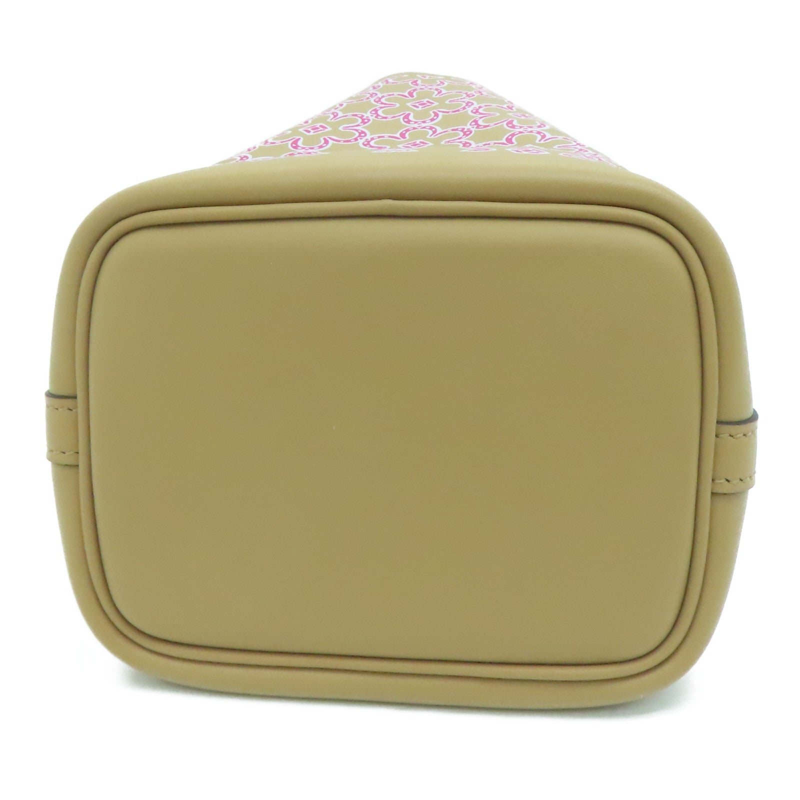 HERMES Swift皮革Micro 14 Lucky Daisy银扣手挽袋Chai/啡色