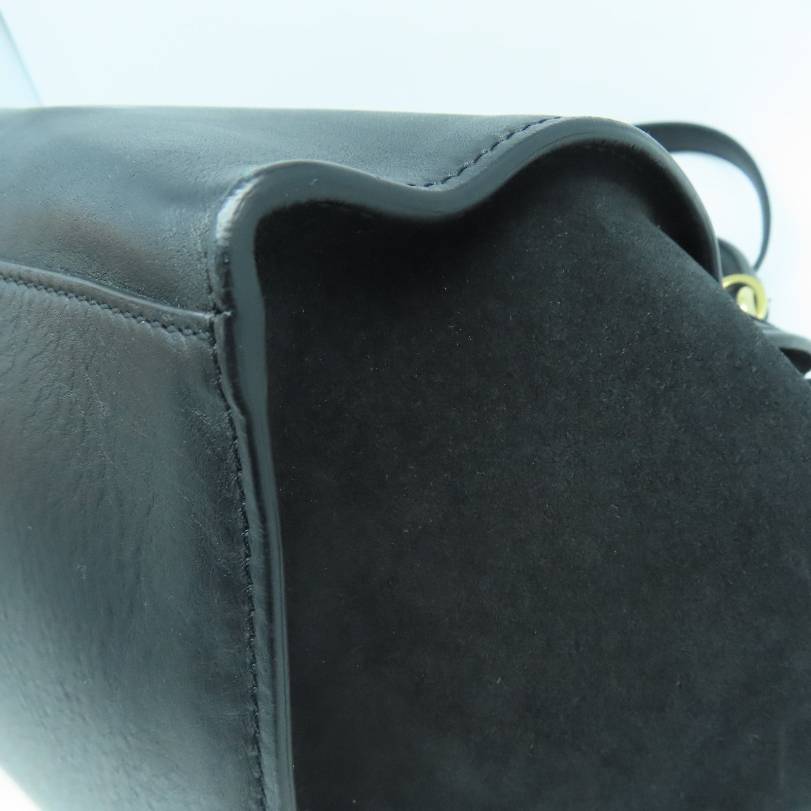CELINE 【激減優惠】牛皮皮革Trapeze手挽肩背兩用袋黑色