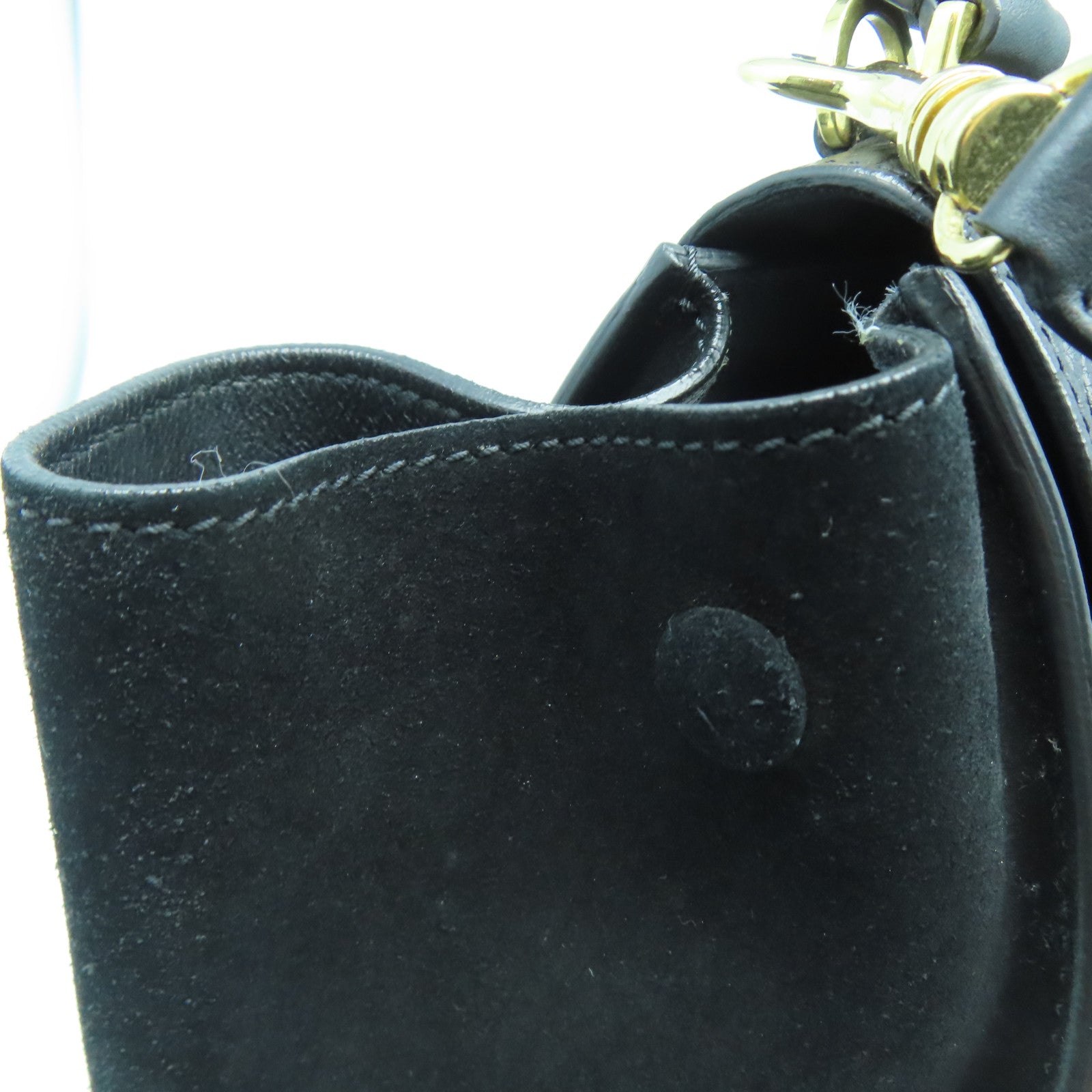 CELINE 【激減優惠】牛皮皮革Trapeze手挽肩背兩用袋黑色