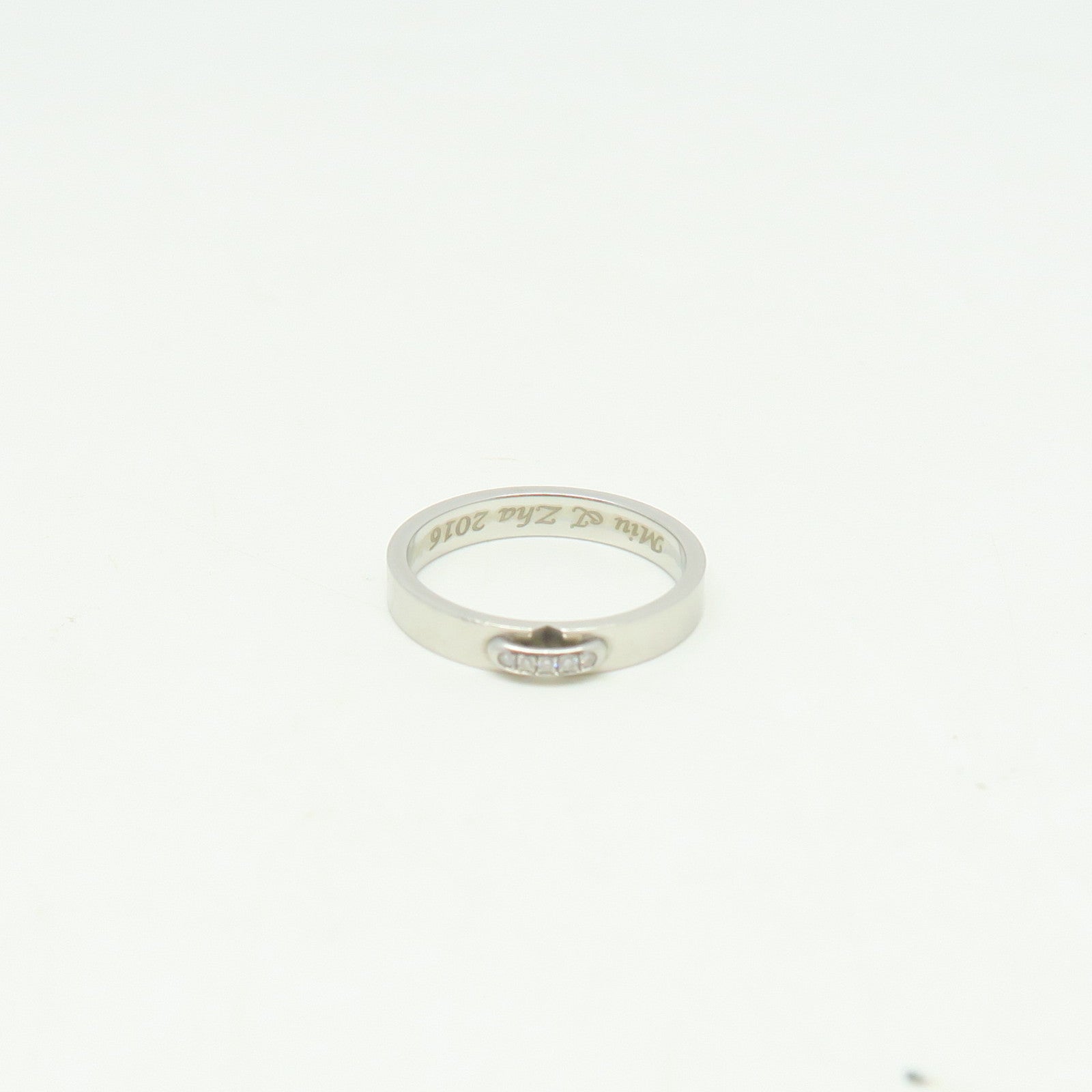 Chaumet Platinum 950Liens Diamond Ring US#5.75