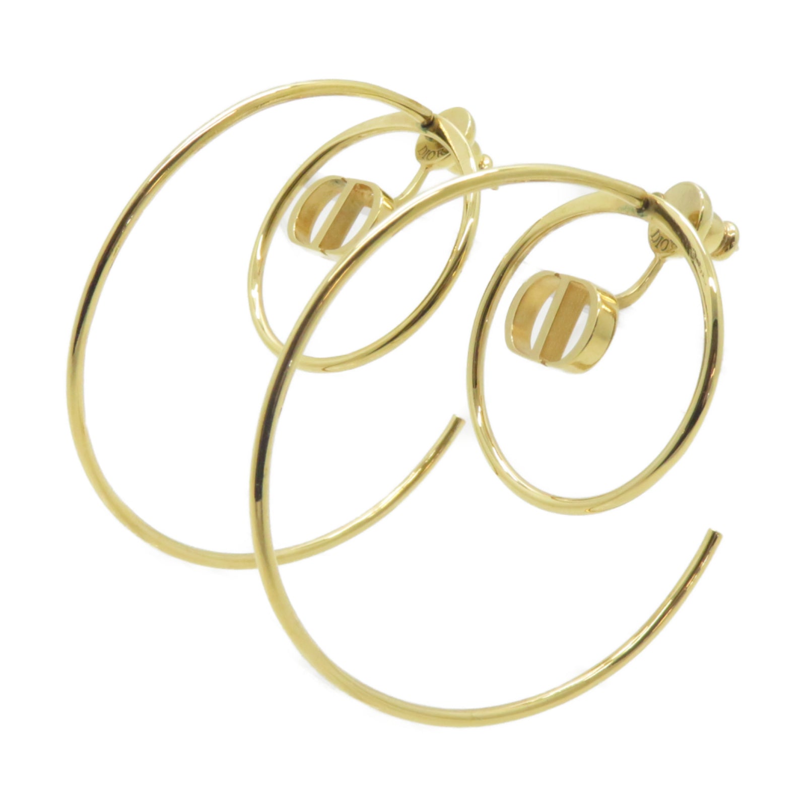 Dior 金屬Earrings耳環金色